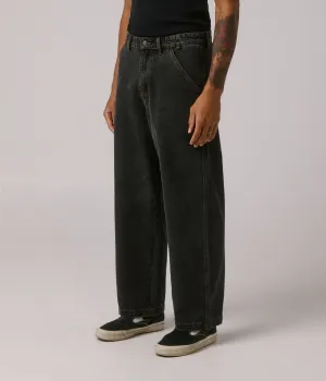 REYNOLDS DENIM PANT // WASHED BLACK WrinkleResistantMaterial