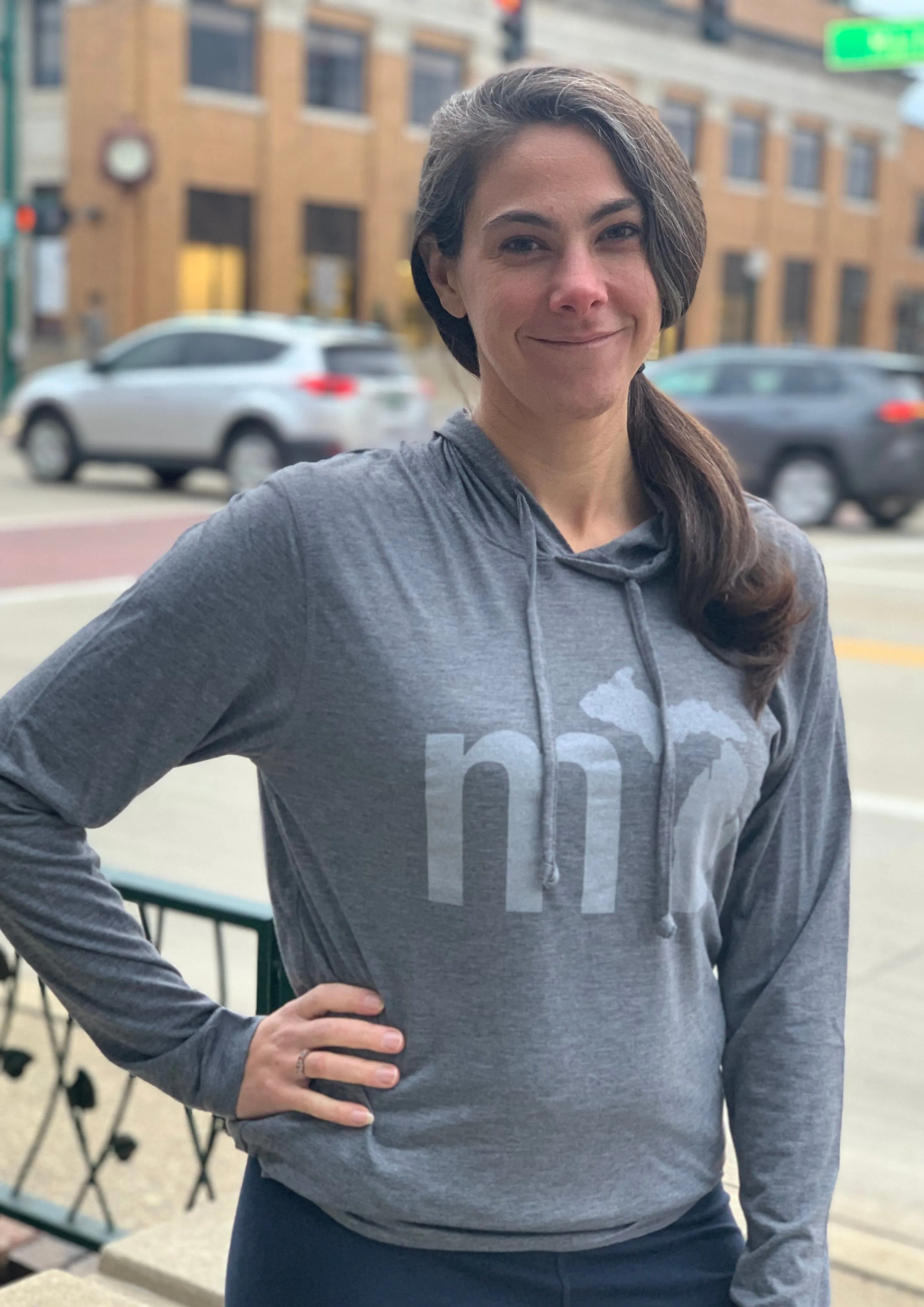 Snug Fit Street Cool mi Tri-Blend Lightweight Hoodie