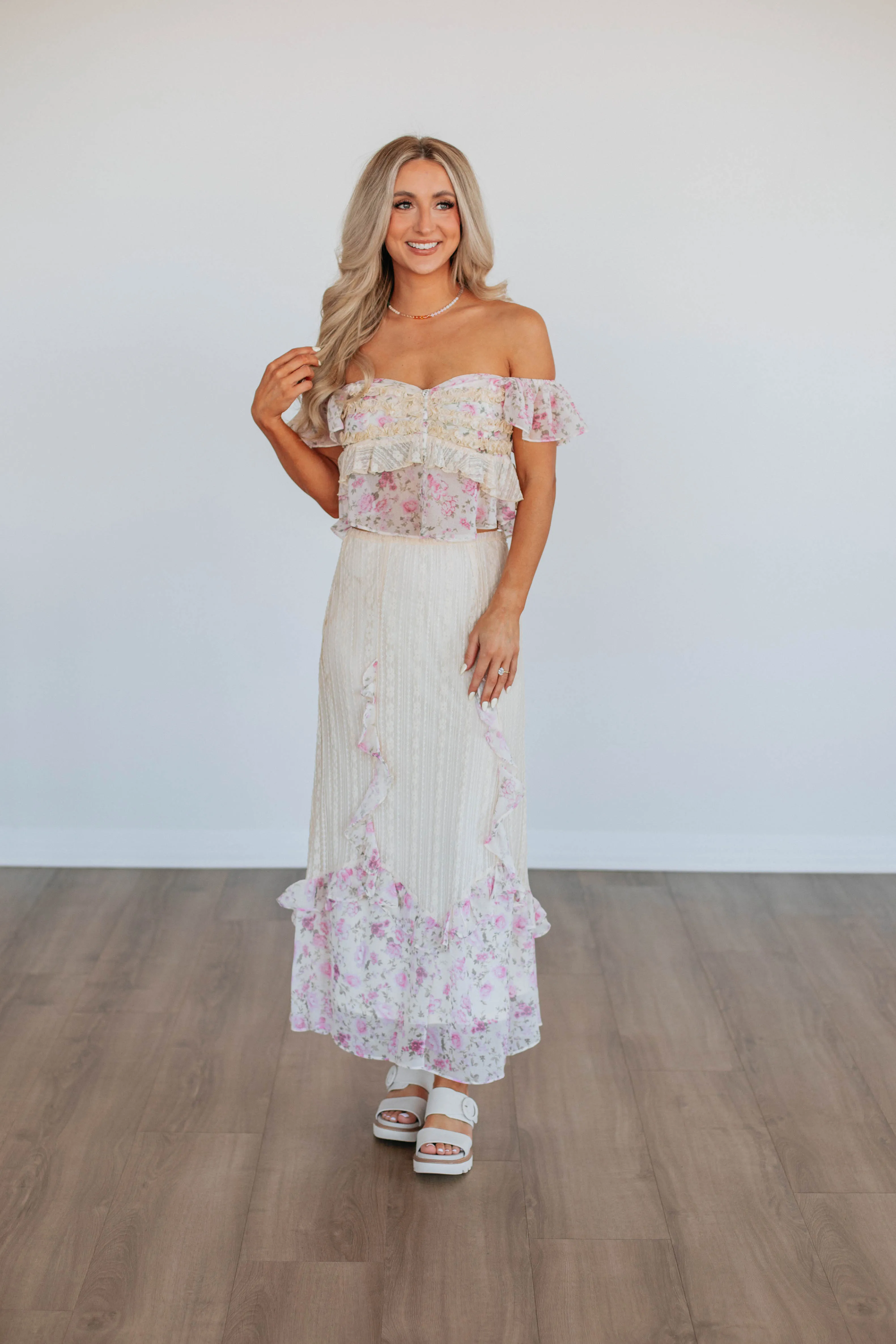 Modern Design Lilit Floral Skirt