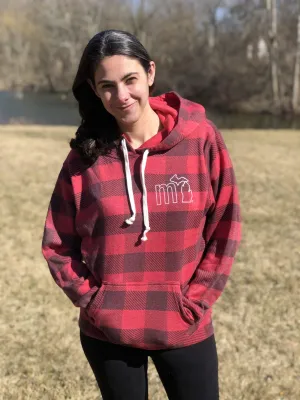 hot weather wear packable mi Vintage Buffalo Plaid Hoodies