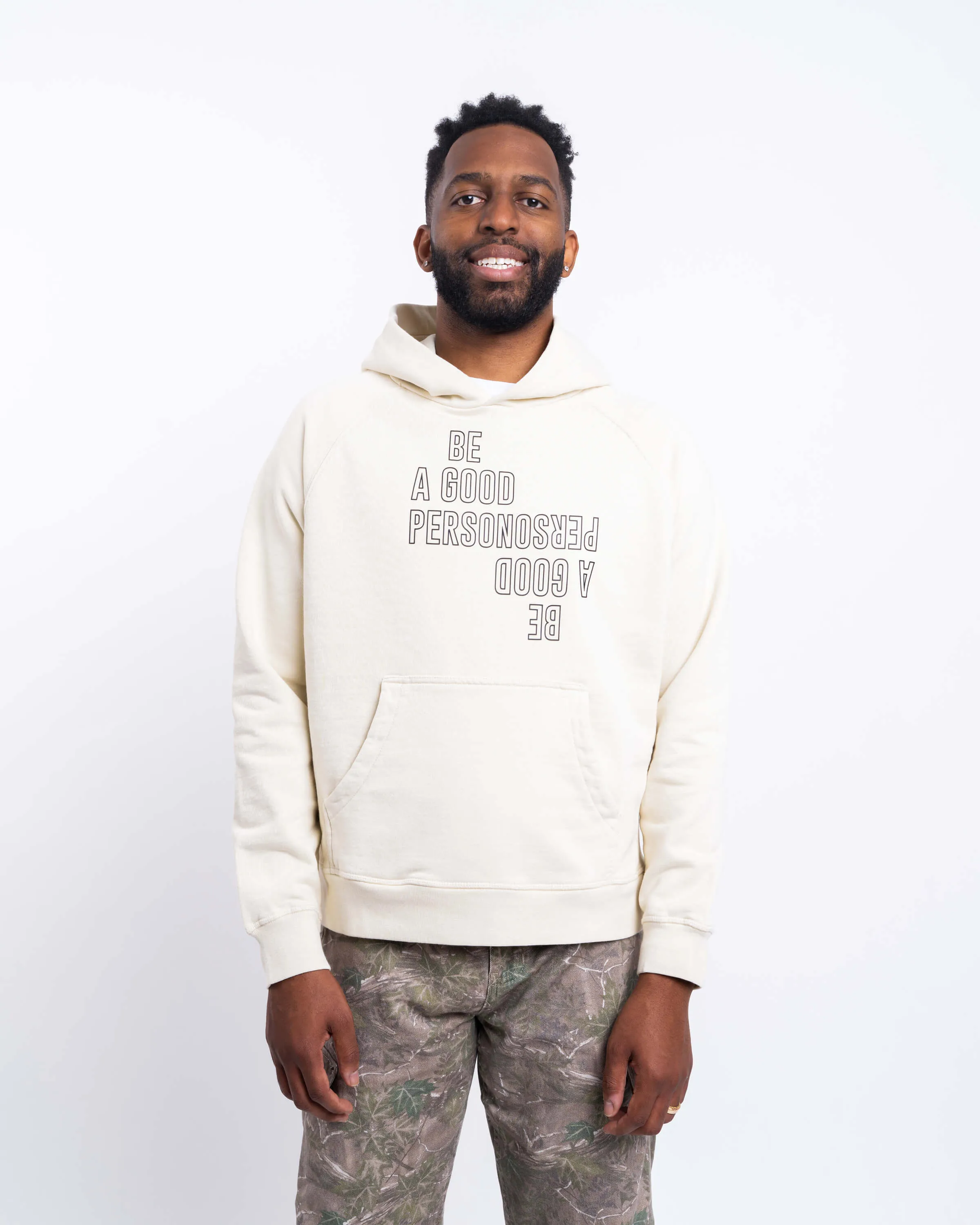 product urban style quotient Reflection Heavyweight Hoodie - Natural