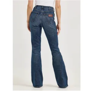 Stylish Casual Wrangler Retro Women's Bailey High Rise Flare Jean in Hannah
