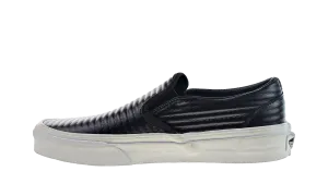 Moisture Wicking Fabric Sky View Classic Leather Slip-On "Moto" "Moto Leather"