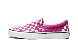 Arch Support Standing Workers Icon Edge Classic Slip-O "Fuchsia Checkerboard"