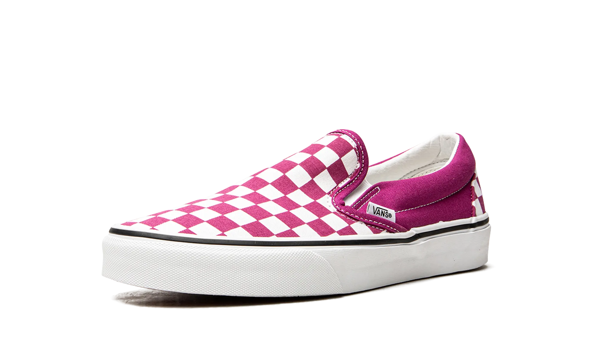 hook and loop closure Classic Slip-O "Fuchsia Checkerboard"