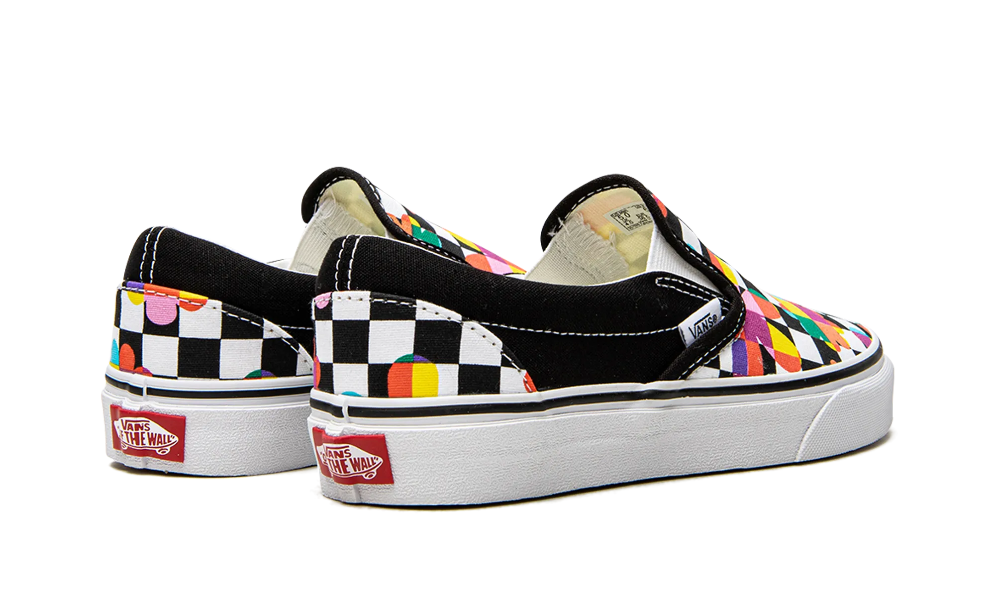 Energy Walk Blister prevention Classic Slip-On "Floral Checkerboard"