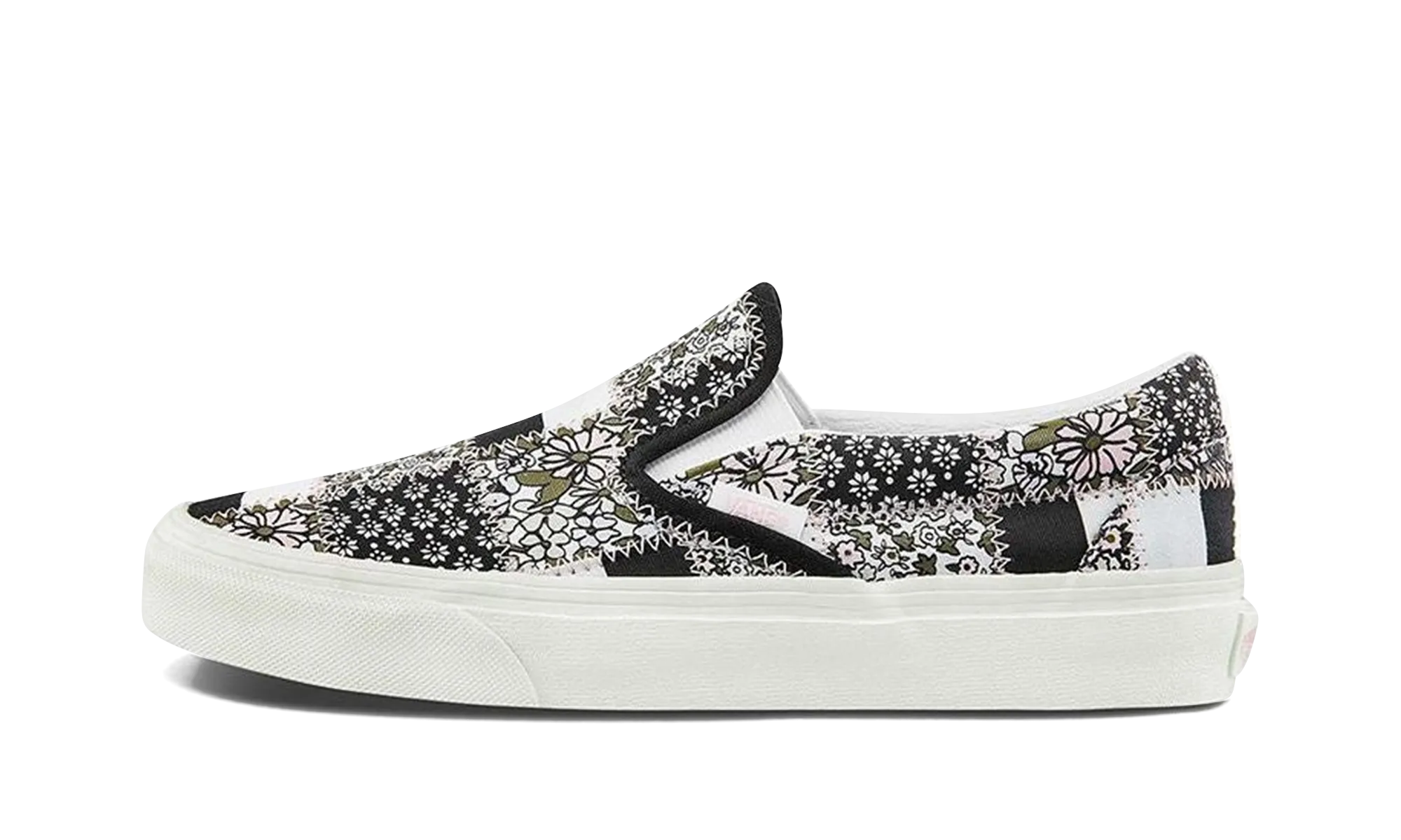 Classic Slip-On "Patchwork Floral" Rich Glow Dream Walk