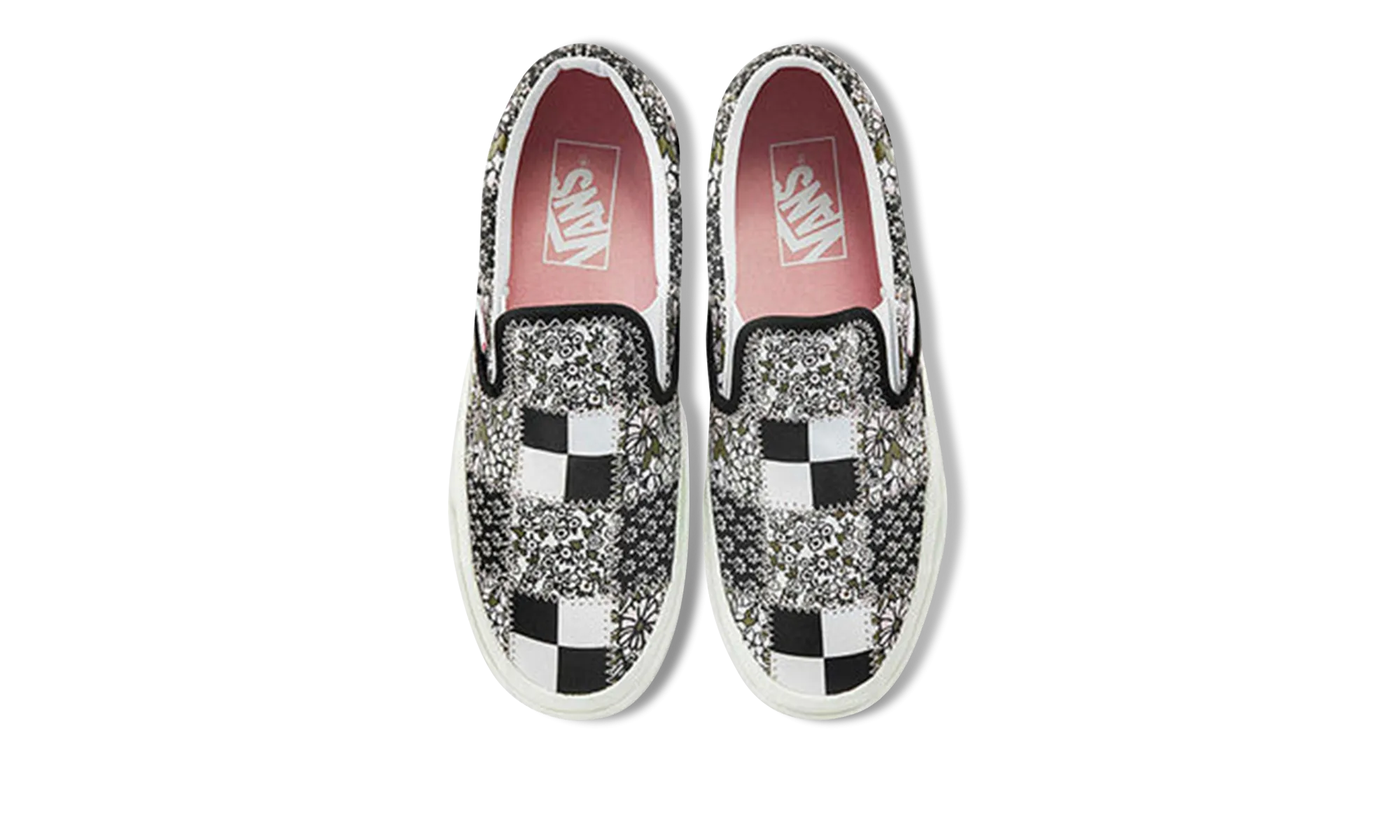 Non Toxic Materials Lightweight Design Classic Slip-On "Patchwork Floral"