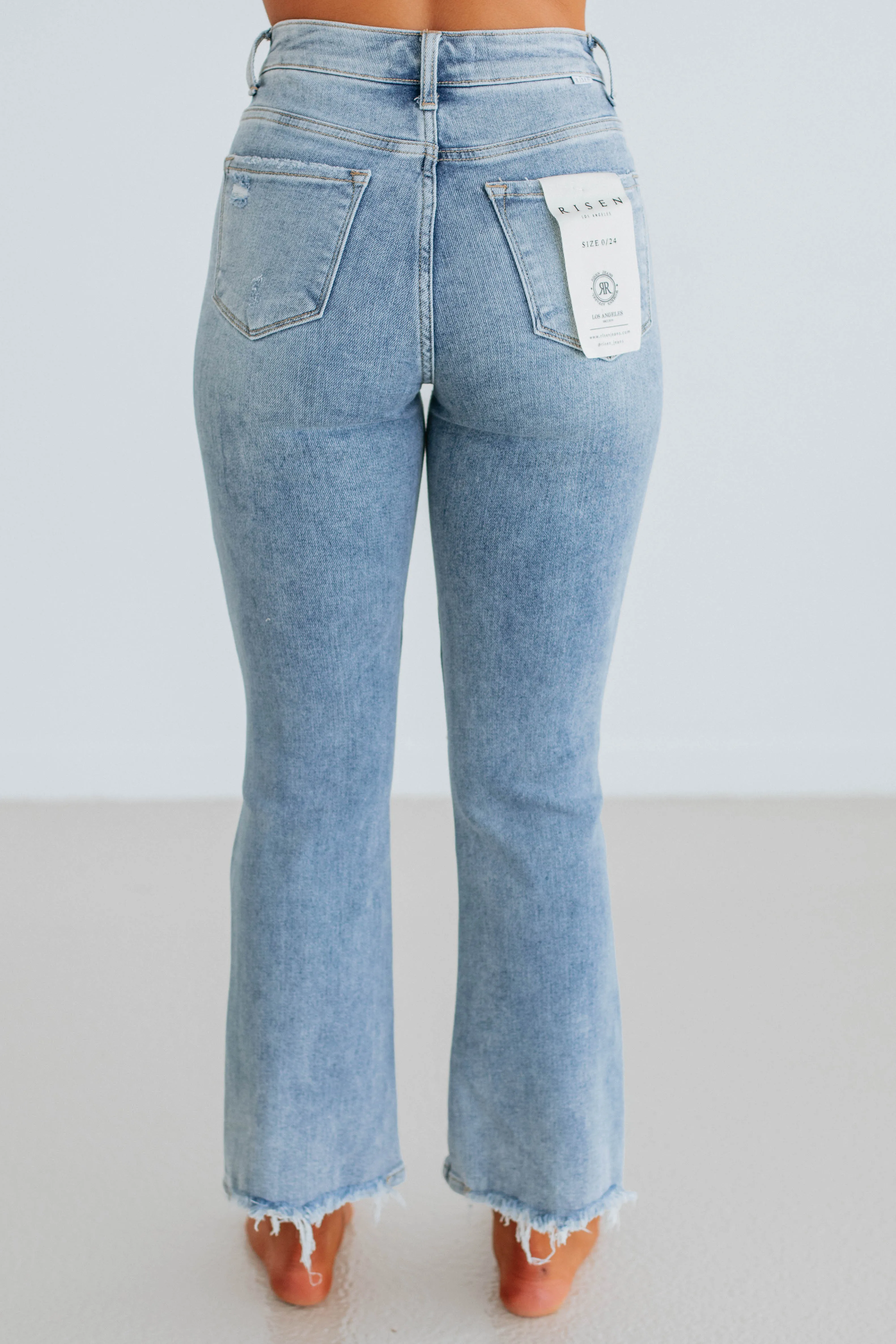 Cammi Risen Jeans - Light Wash Unisex Friendly Core Wardrobe