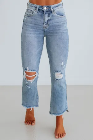Cammi Risen Jeans - Light Wash Work Outfit