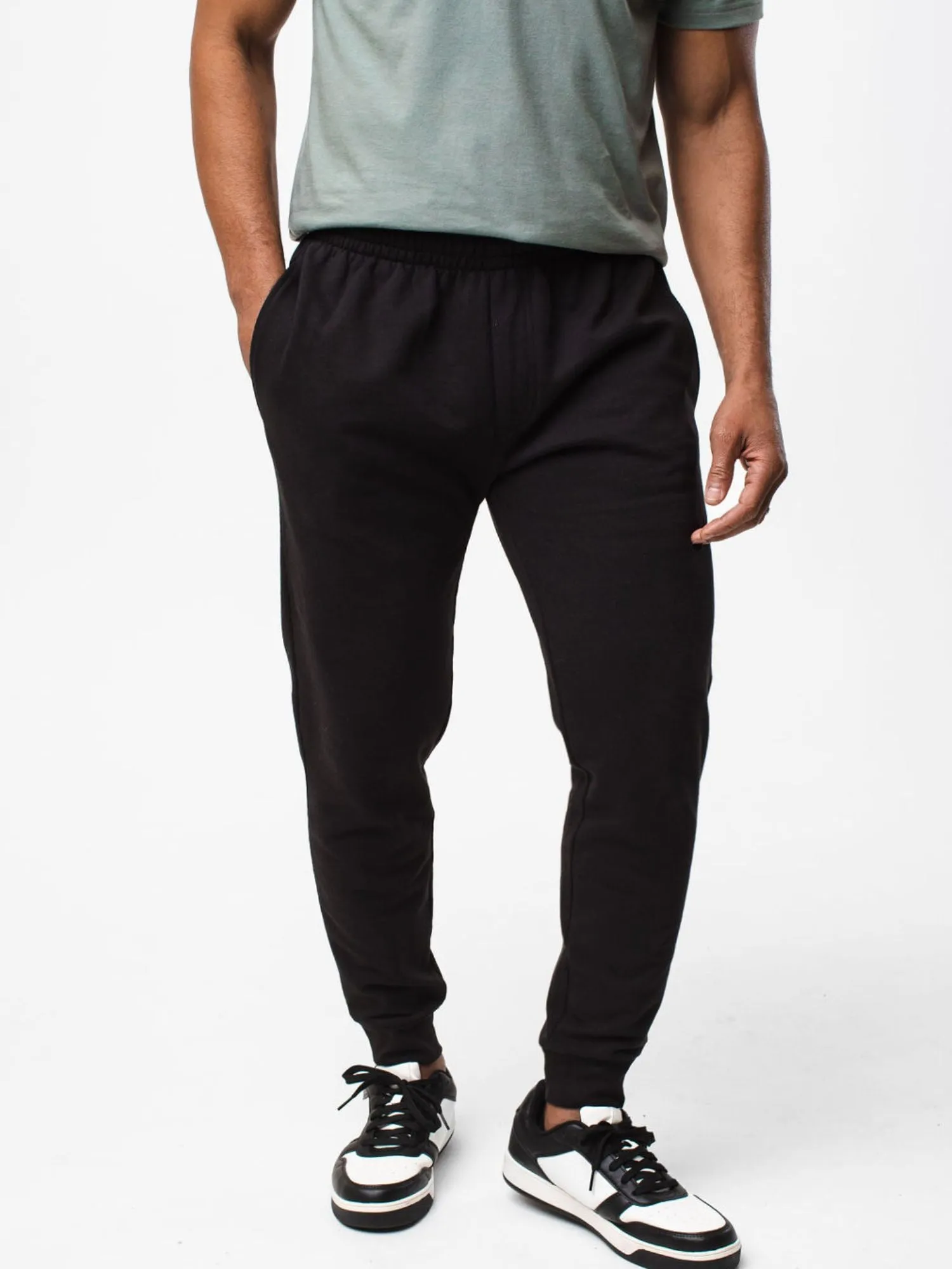Black   Mercury Green Fleece Sweatpants Foundation 2-Pack FINAL SALE Air Flow Core Style
