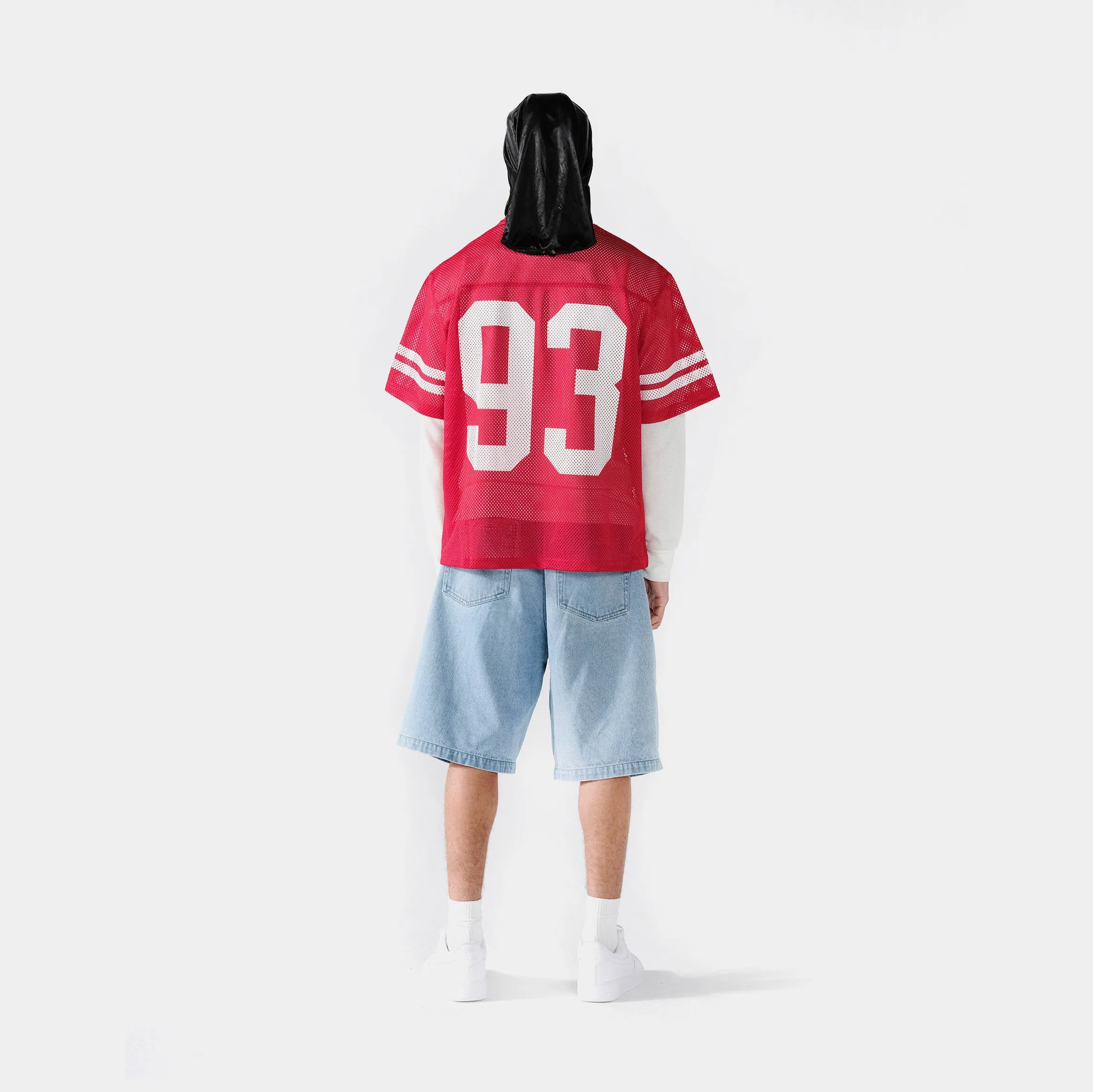 Performance Driven Structure Houston Mesh Mens Jersey (Red/White)