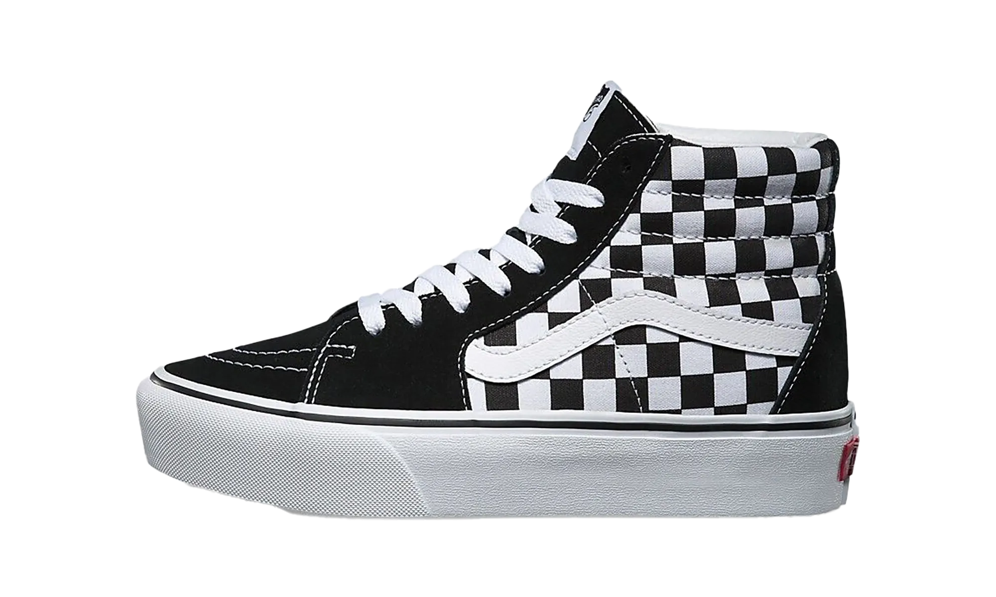 SK8 HI PLATFORM 2.0 WMNS "Checkerboard" Soft Collar Lining