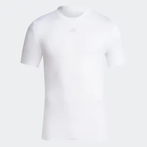adidas Techfit AEROREADY T-Shirt | White | Men's Breathable Mesh Panels