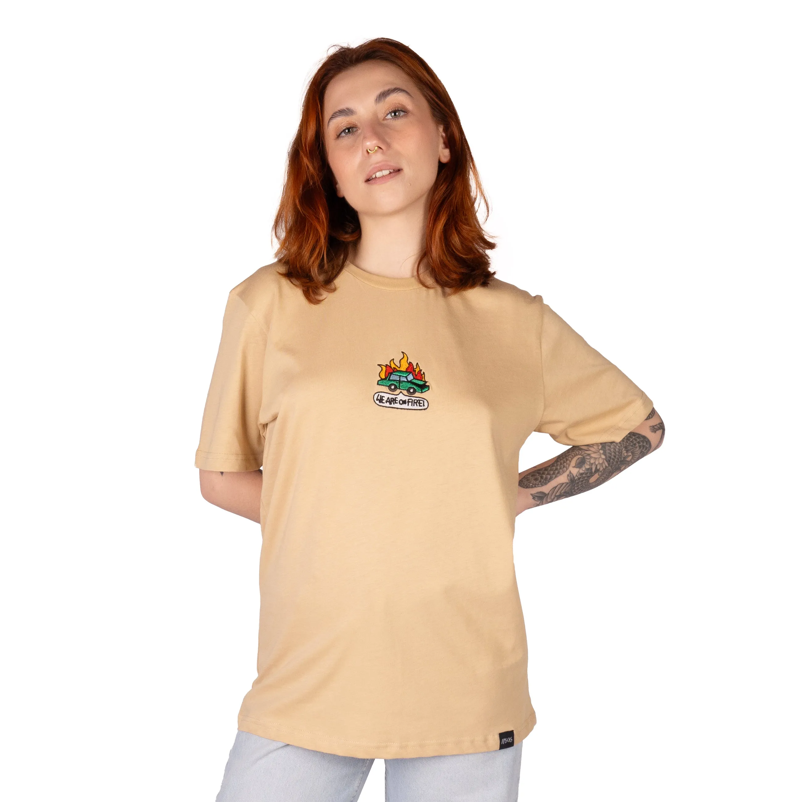 Comfy Waistband We Are On Fire - T-Shirt