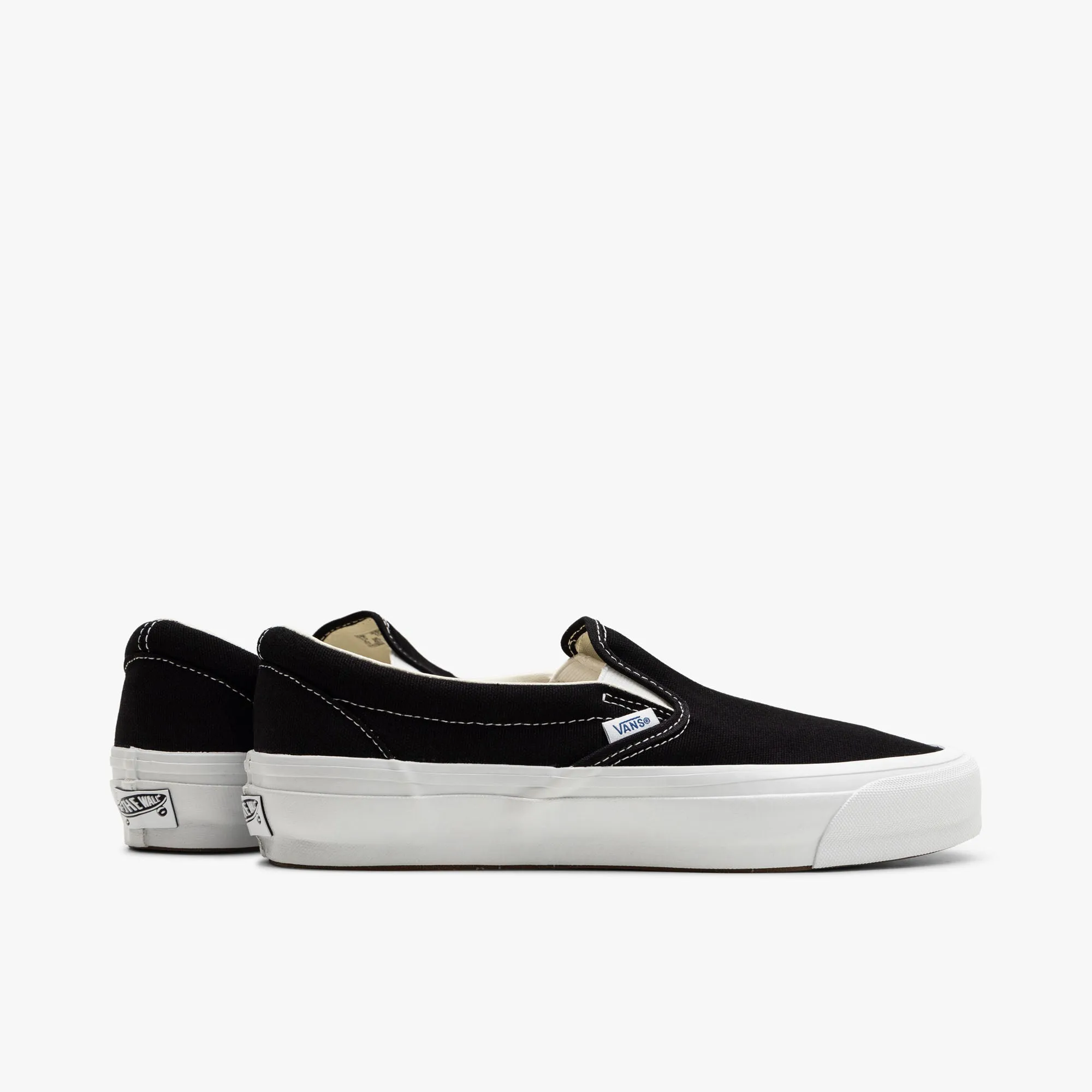 Vans Slip-On Reissue 98 LX / Black / White Seamless Finish Port Hike