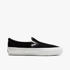 Vans Slip-On Reissue 98 LX / Black / White Sneakers style night stroll