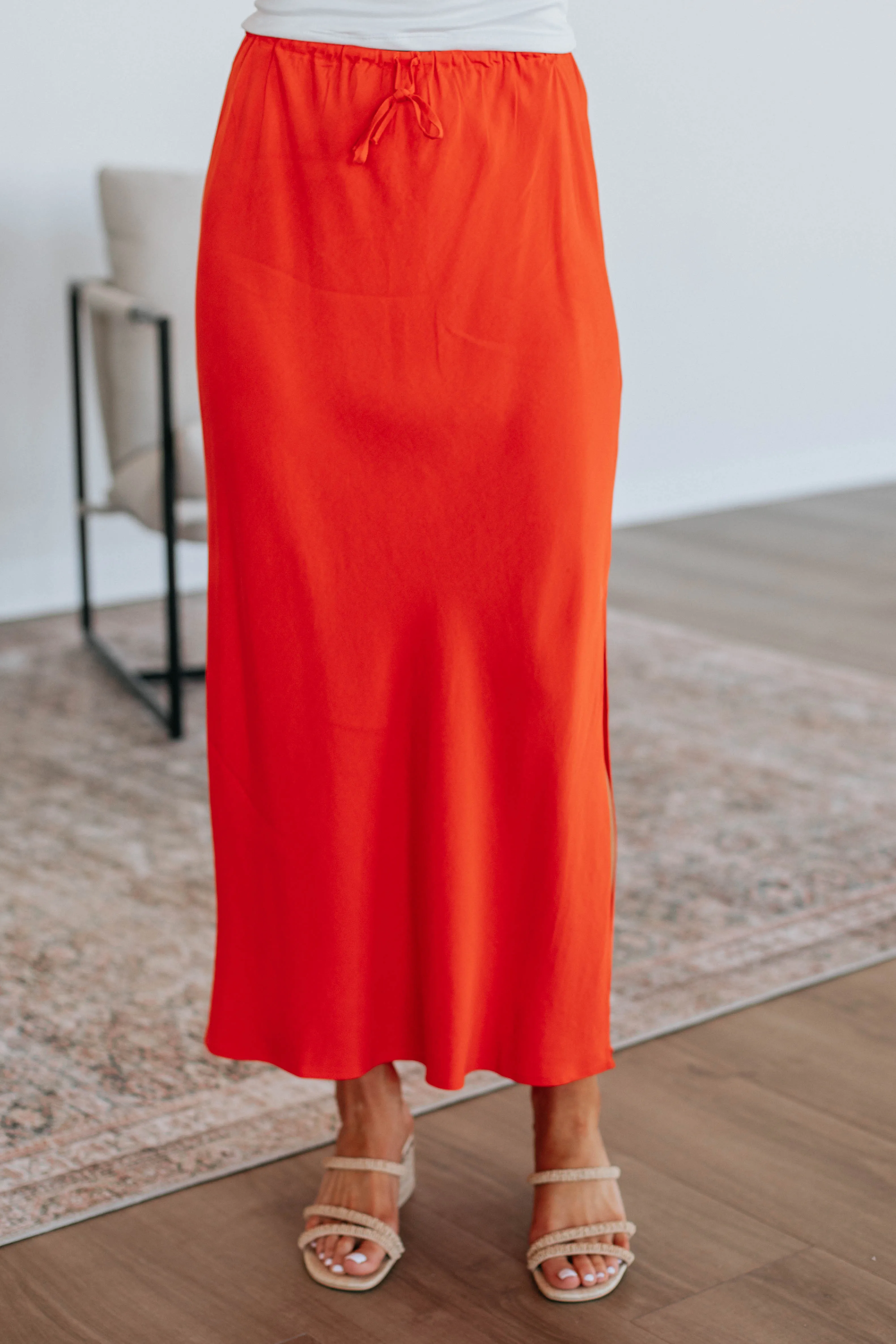 Classic Mood Patience Skirt - Papaya