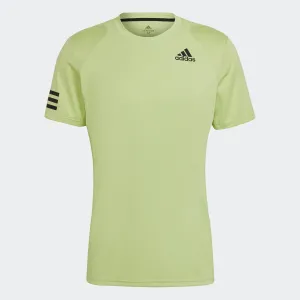 Everyday Casual adidas 3 Stripes Club Tee | Pulse Lime-Black | Men's
