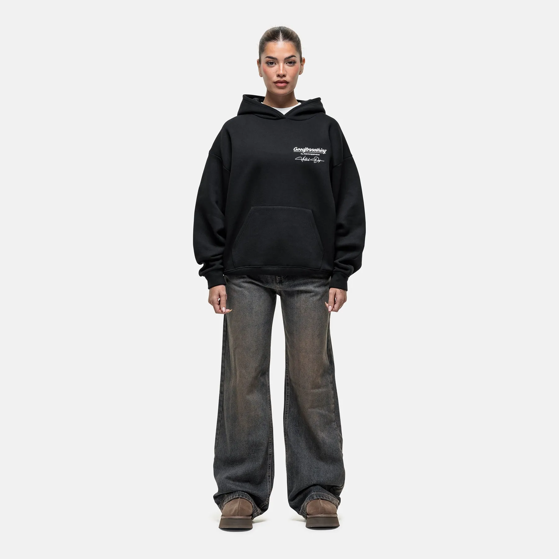 product graduation elegance casual party Cult Black Hoodie