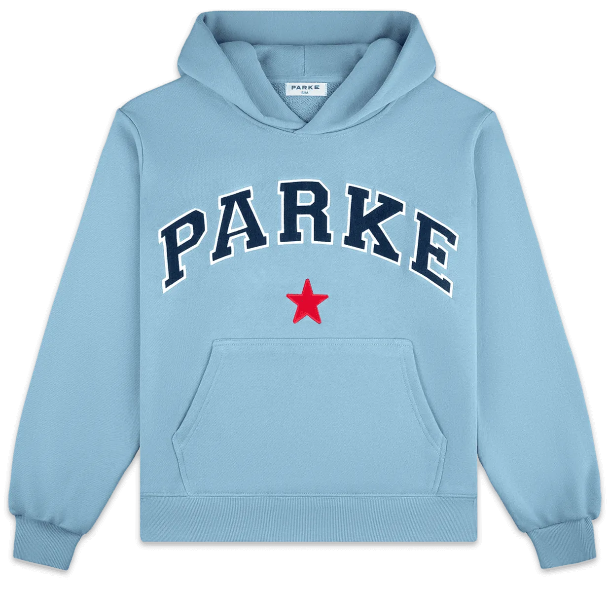 product label information product smooth sleekness Varsity Star Hoodie