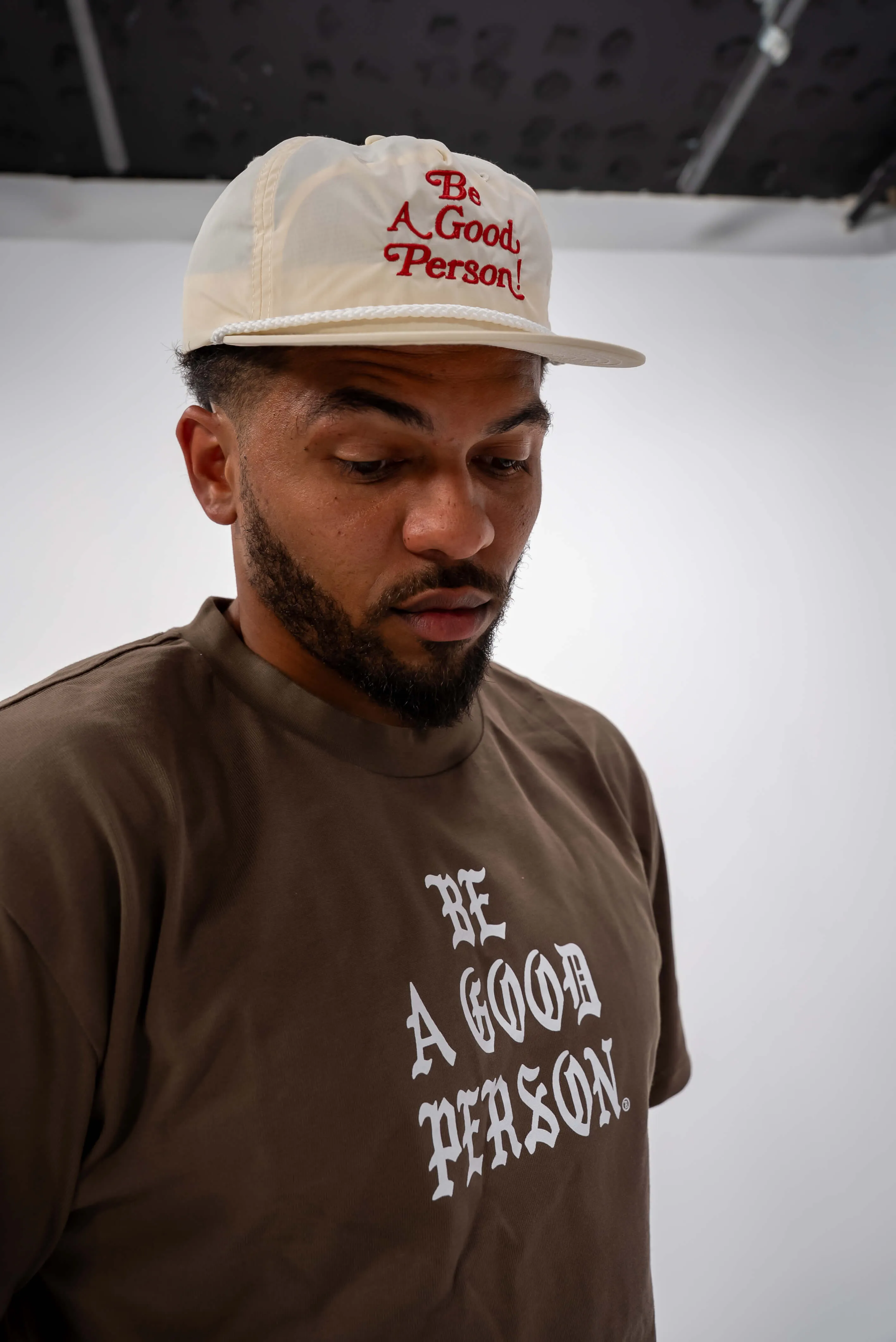 Saint Script Heavyweight Box T-Shirt - Brown Active Style MoistureWicking