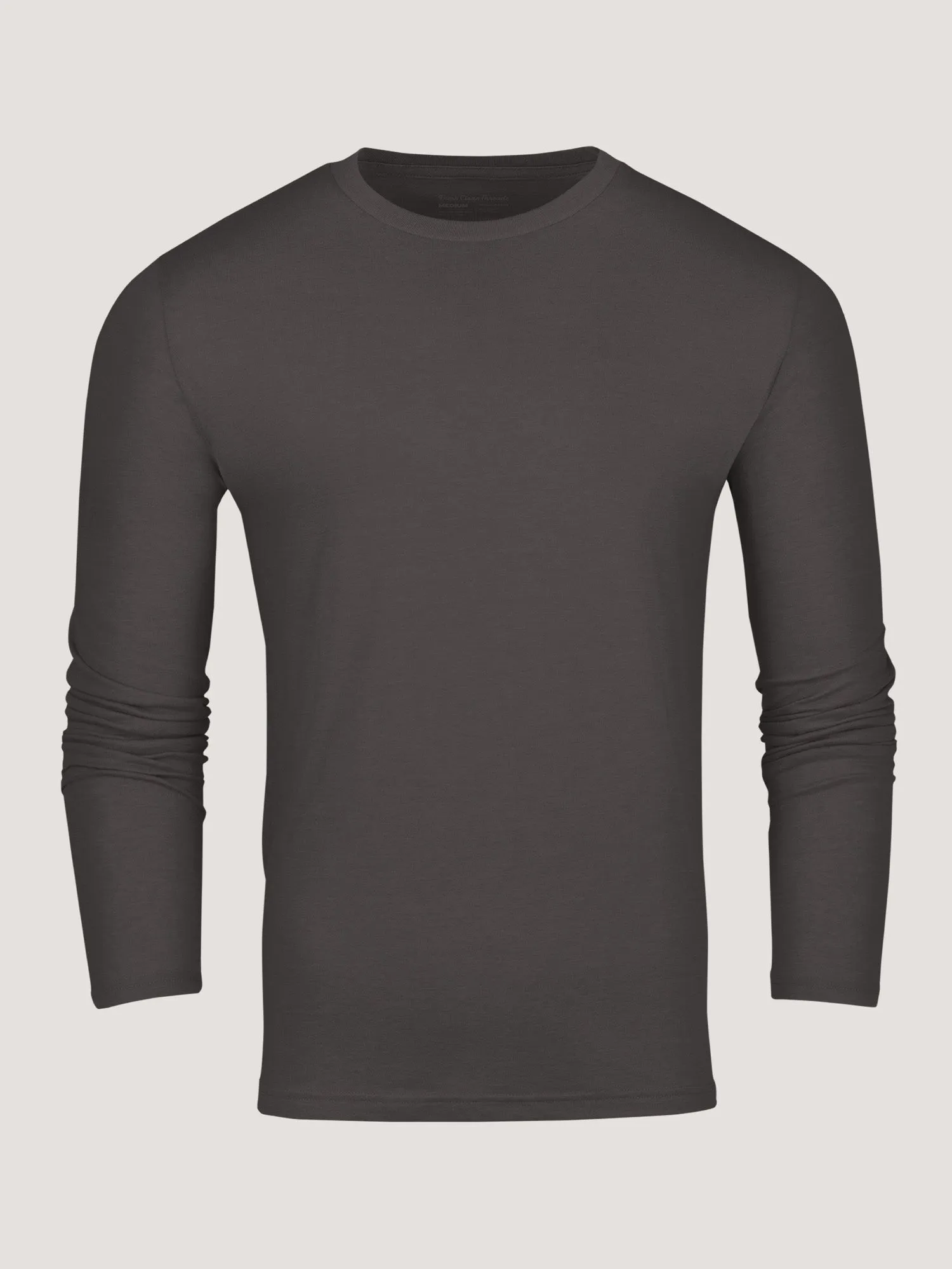 Odor-resistant Concrete Long Sleeve Crew Neck