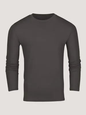 Odor-resistant Concrete Long Sleeve Crew Neck
