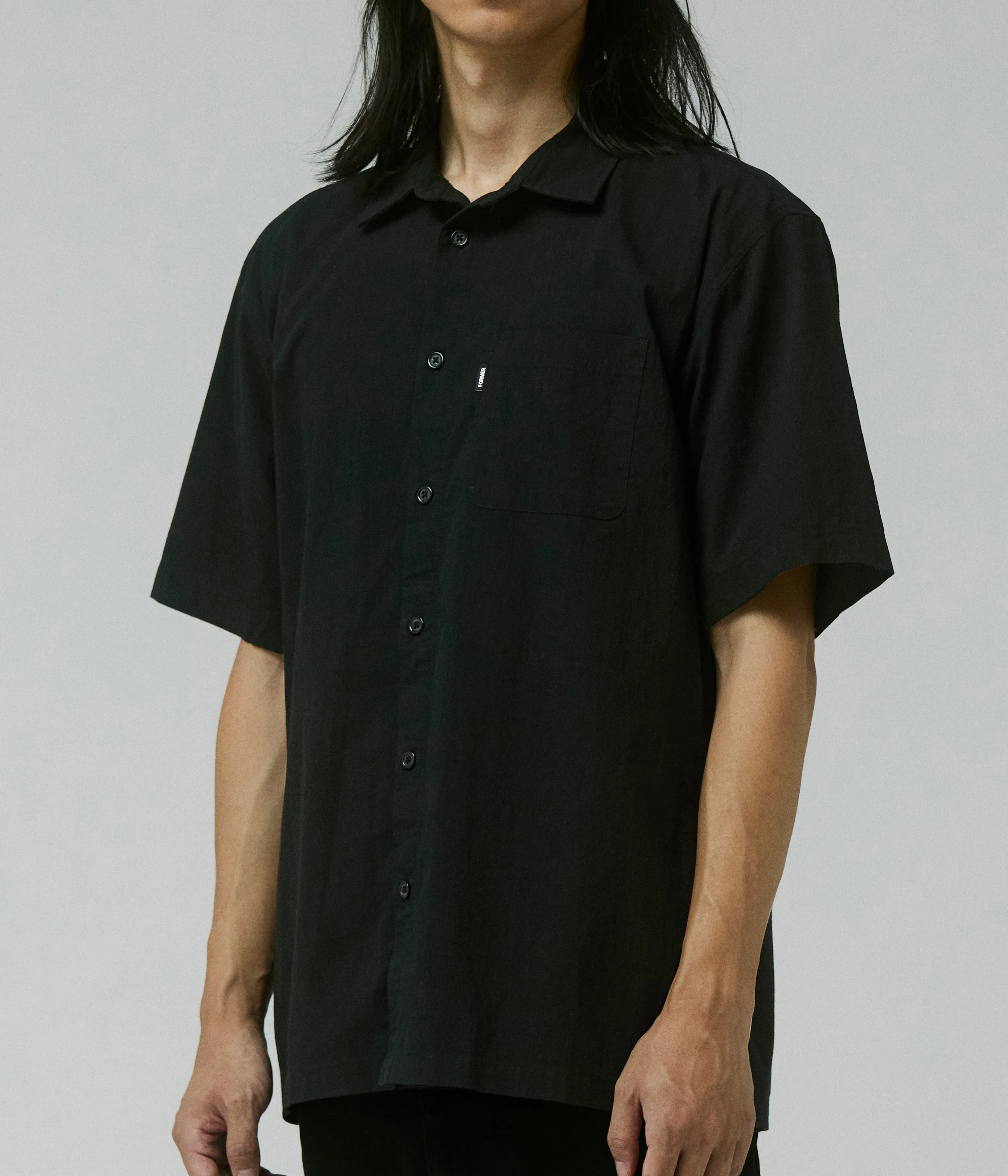 Casual Design Fit LEGACY SS SHIRT // BLACK