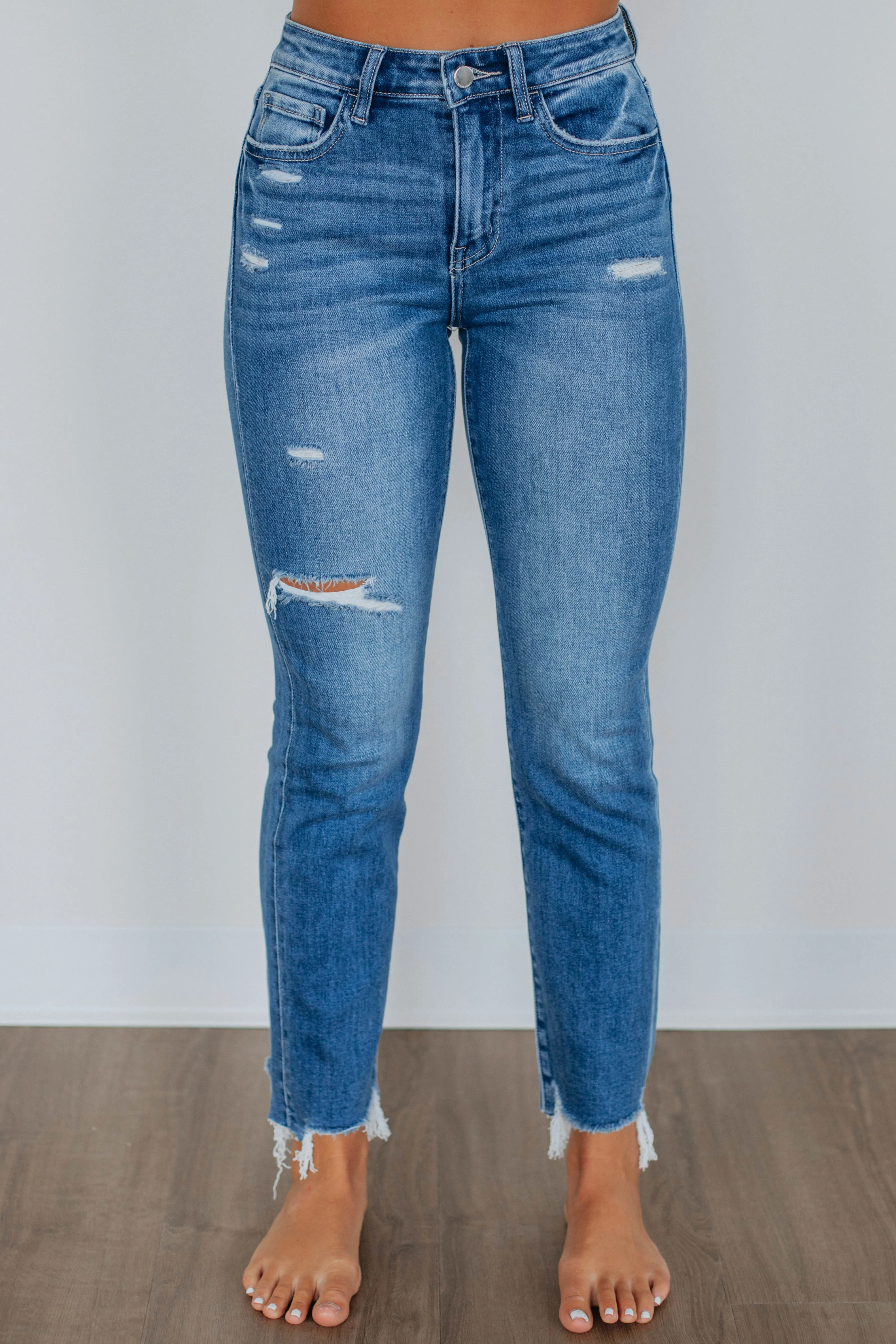 Textured Loose Luxury Zeke Flying Monkey Jeans