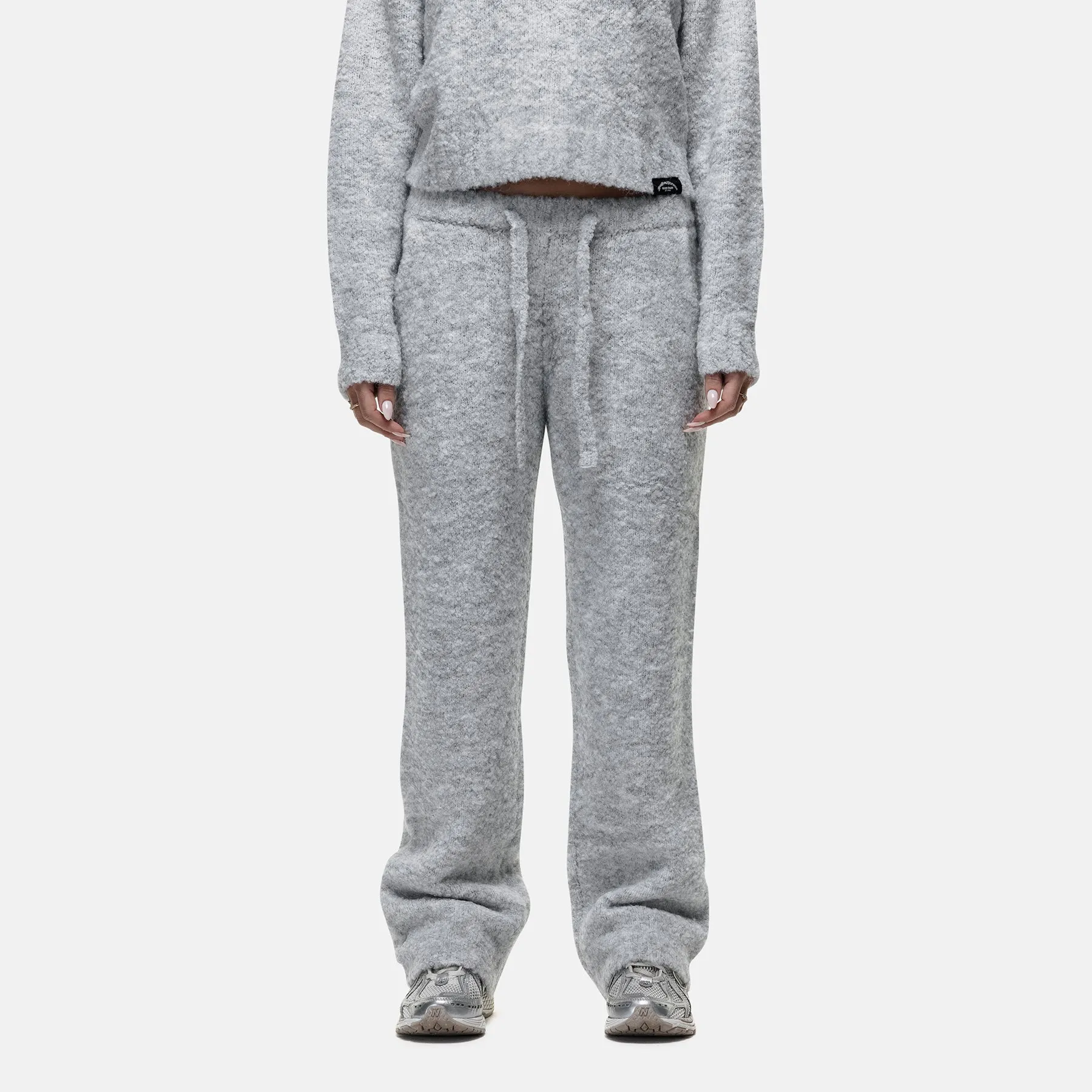 Plus-size option Movement Ready Cozy Boucle Knitwear Grey Pants