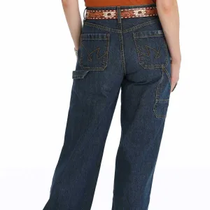 Cruel Women's Loose Fit Casey Wide Leg Jean in Dark Stone Holiday Vibes Evening Stroll Picnic Style