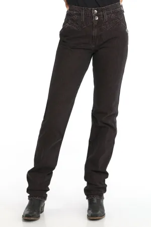 Street Fashion Affordable Blended Style Cruel Women's Quinn Bareback Jean in Black Cherry