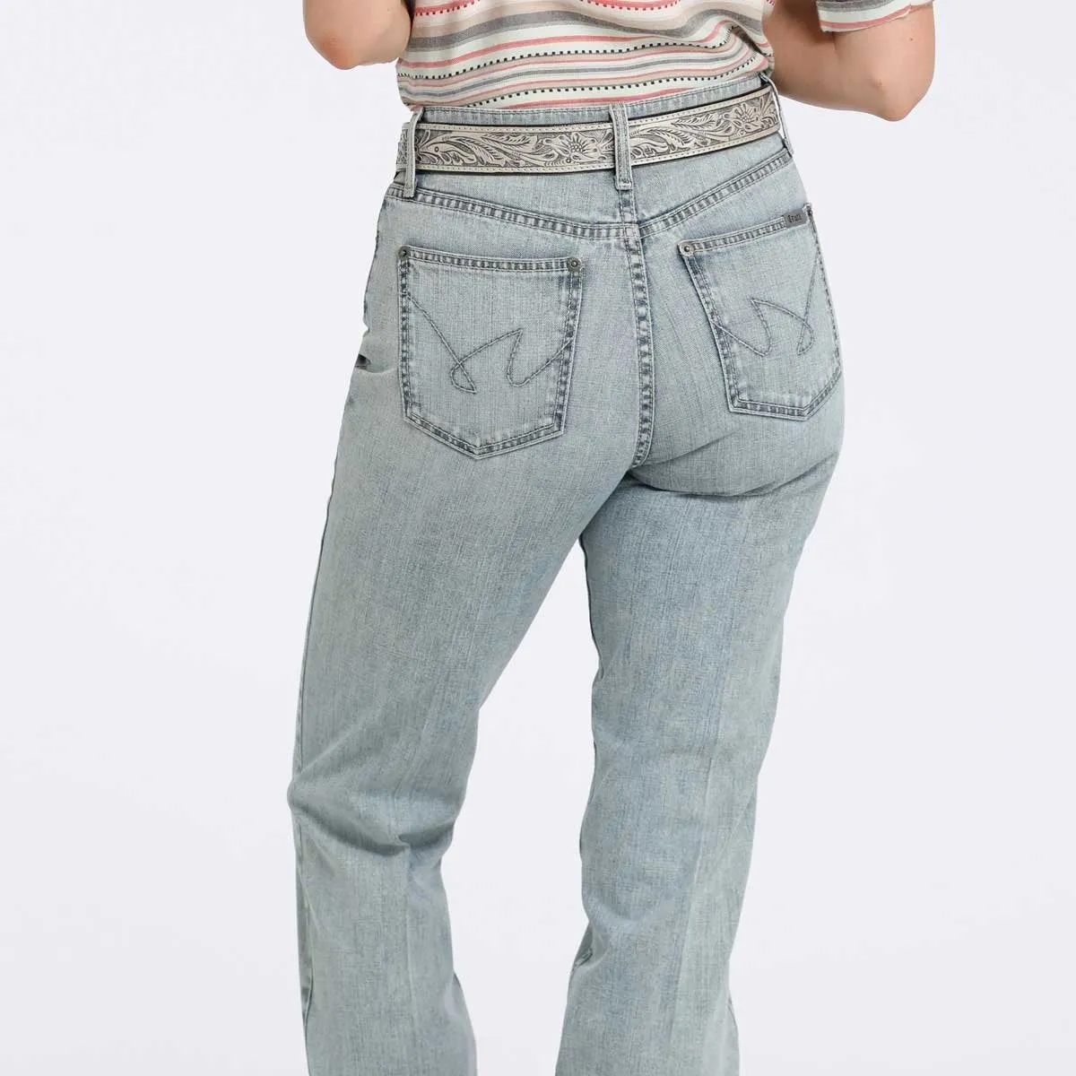 Travel Light Cruel Women's Quinn High Rise Boot Cut Jean in Light Stonewash