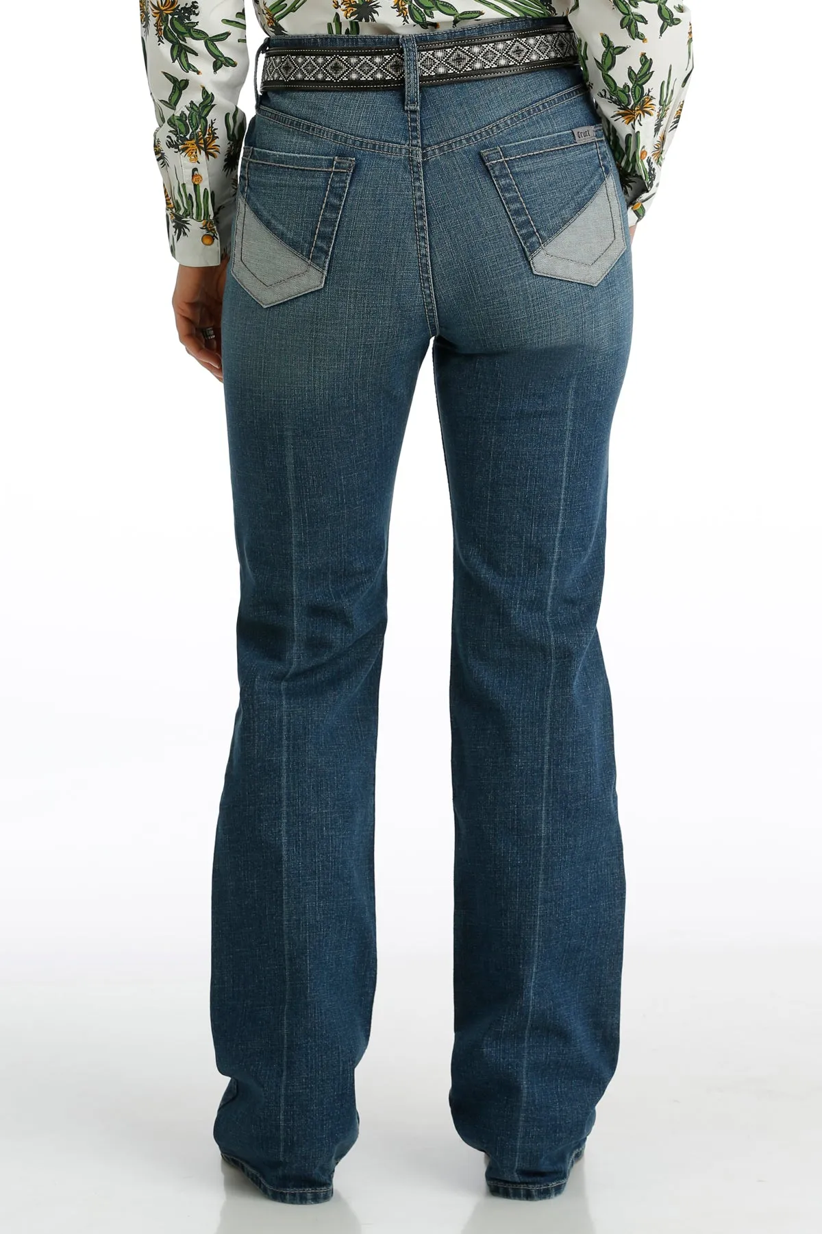 Cruel Women's Skylar Sky-High Rise Bootcut in Indigo Dark Stone Wash Grab And Go