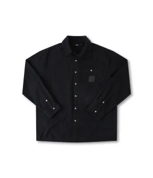 Anti Bacterial Treatment CRUX FLANNEL LS SHIRT // BLACK