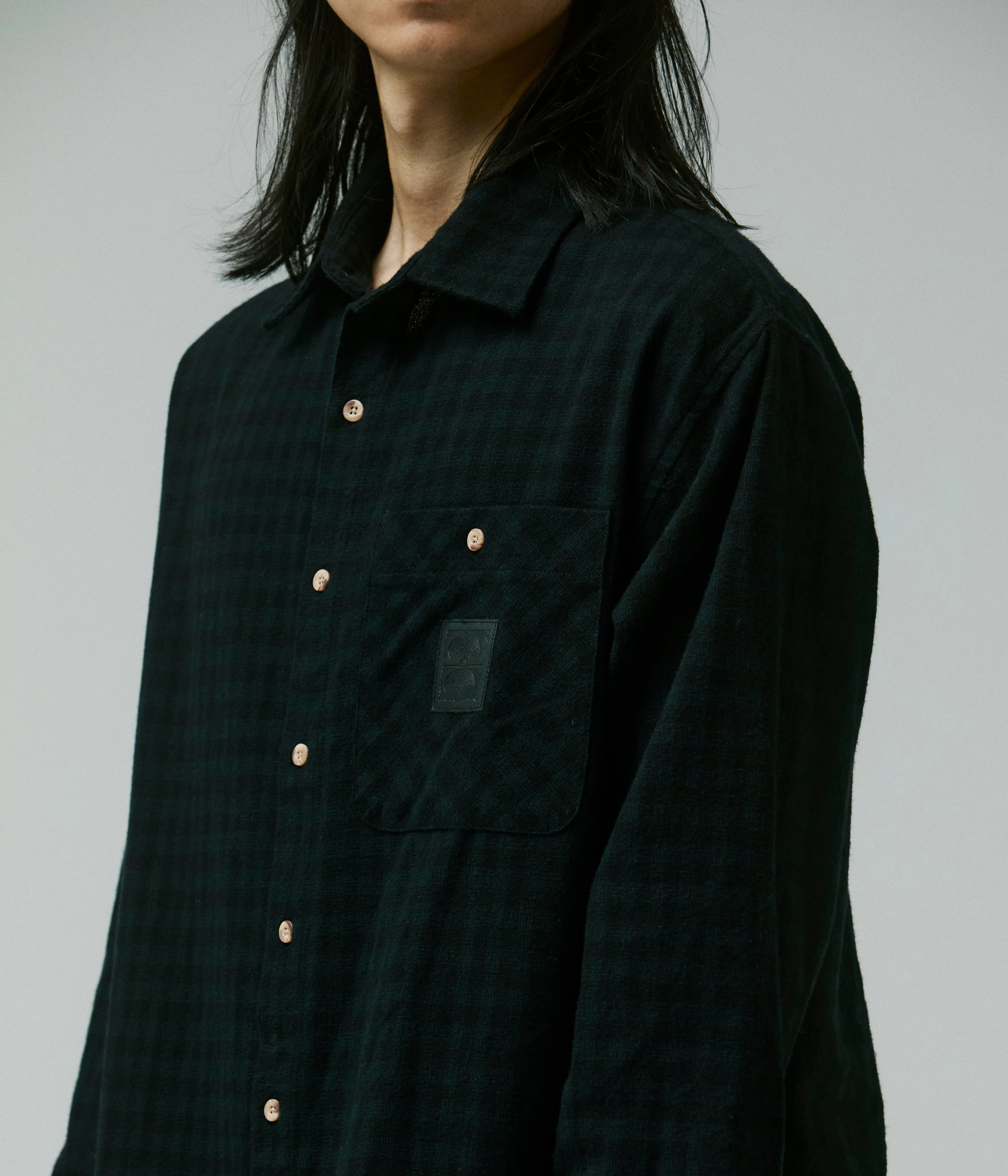 CRUX FLANNEL LS SHIRT // BLACK Performance Comfort