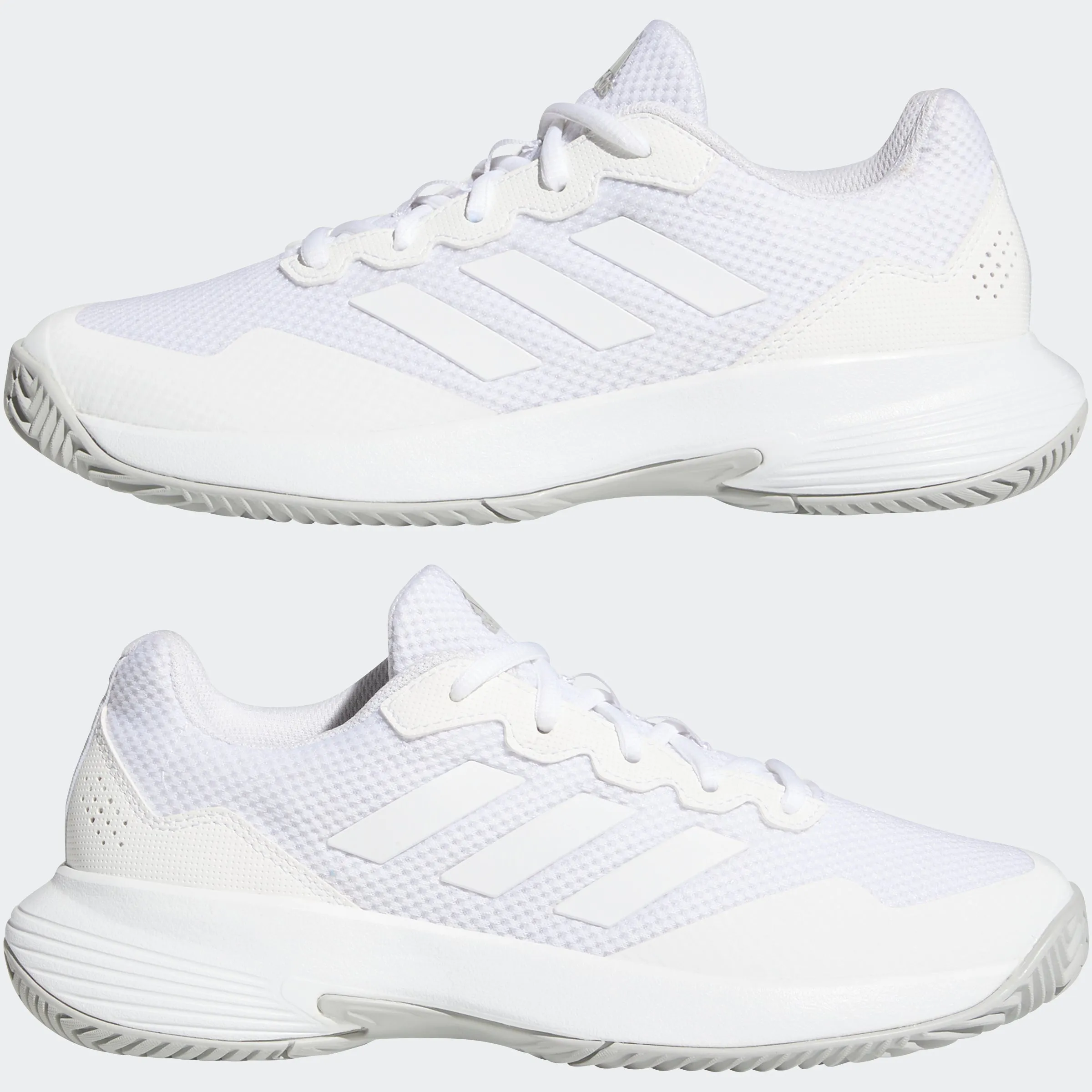 adidas GAMECOURT 2.0 Tennis Shoes | FTWR White | Women's Airflow Ventilation