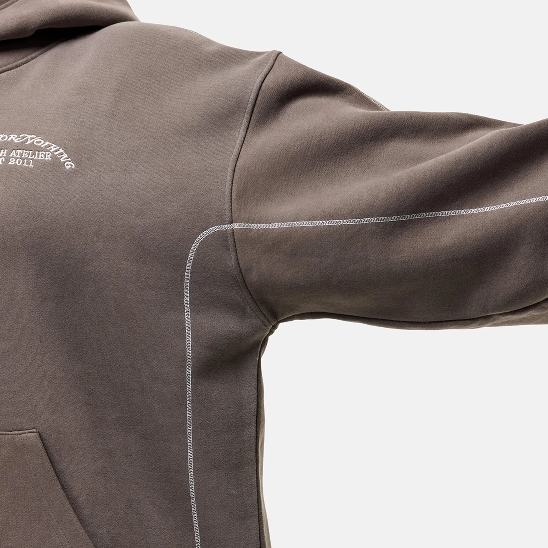 Blend product after sales service Overlock Washed Taupe Hoodie