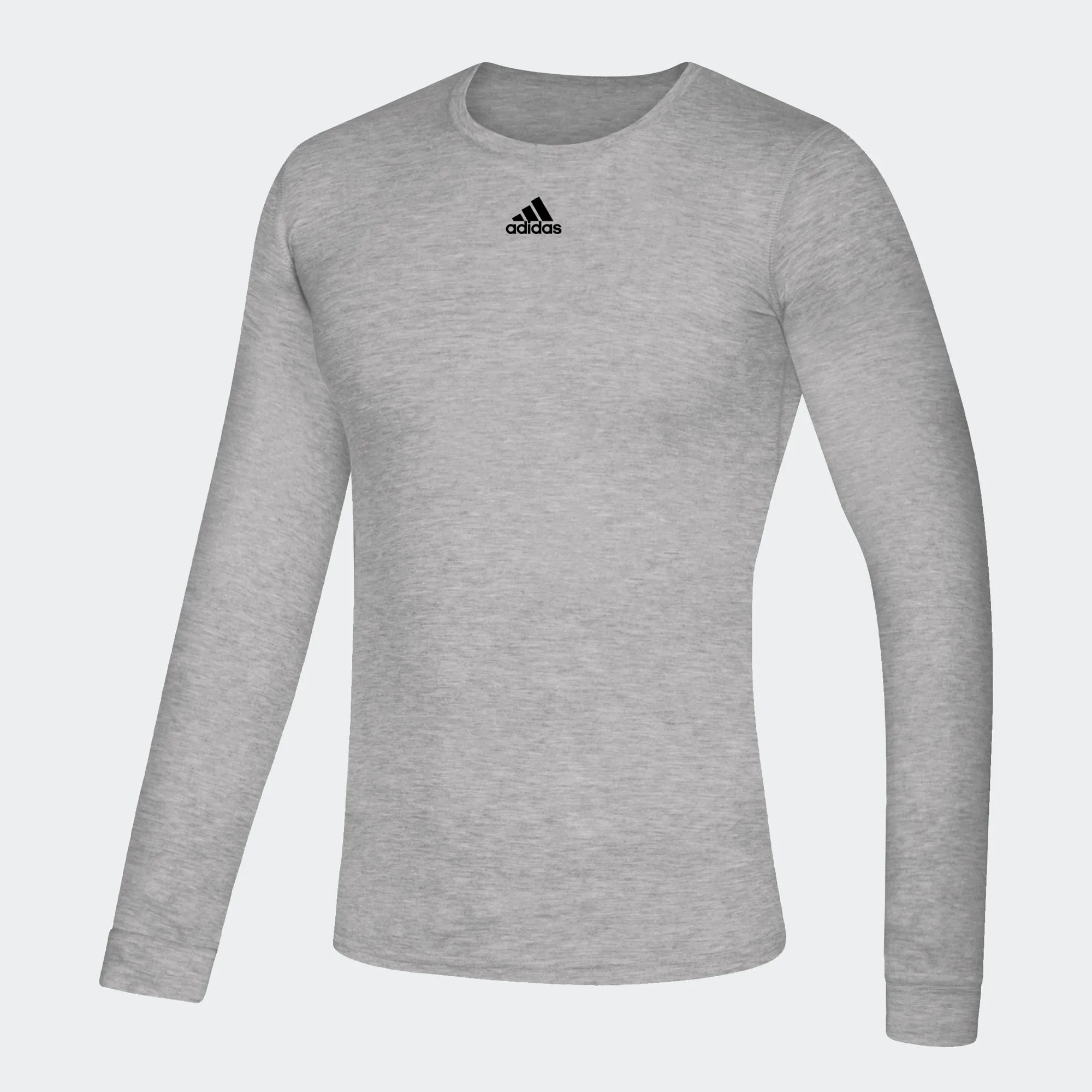 Comfortable Touch Comfortable Shape adidas CREATOR Long Sleeve Tee | Medium Grey Heather | Men's