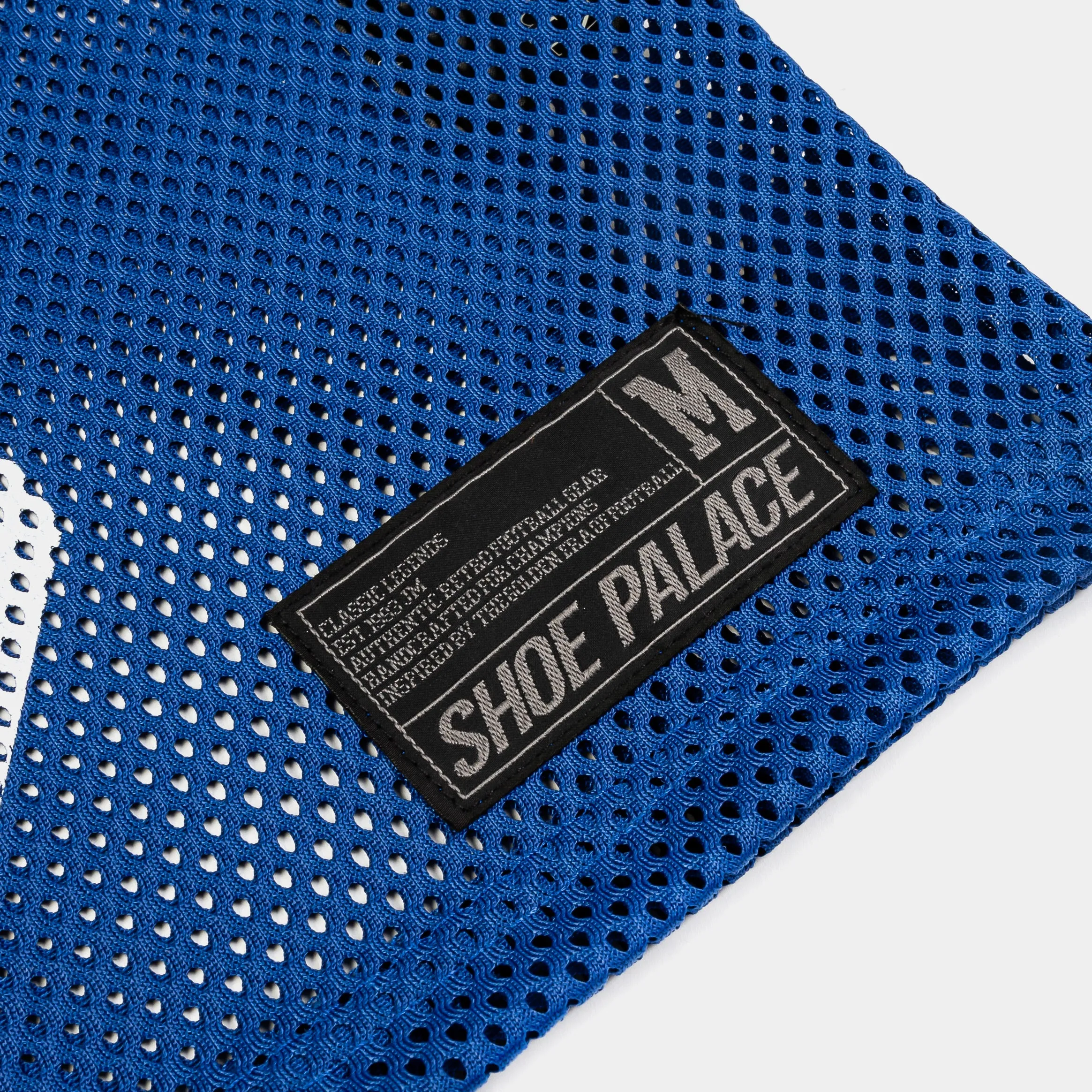 Dallas Mesh Mens Jersey (White/Blue) Maximum Performance Reflective accents