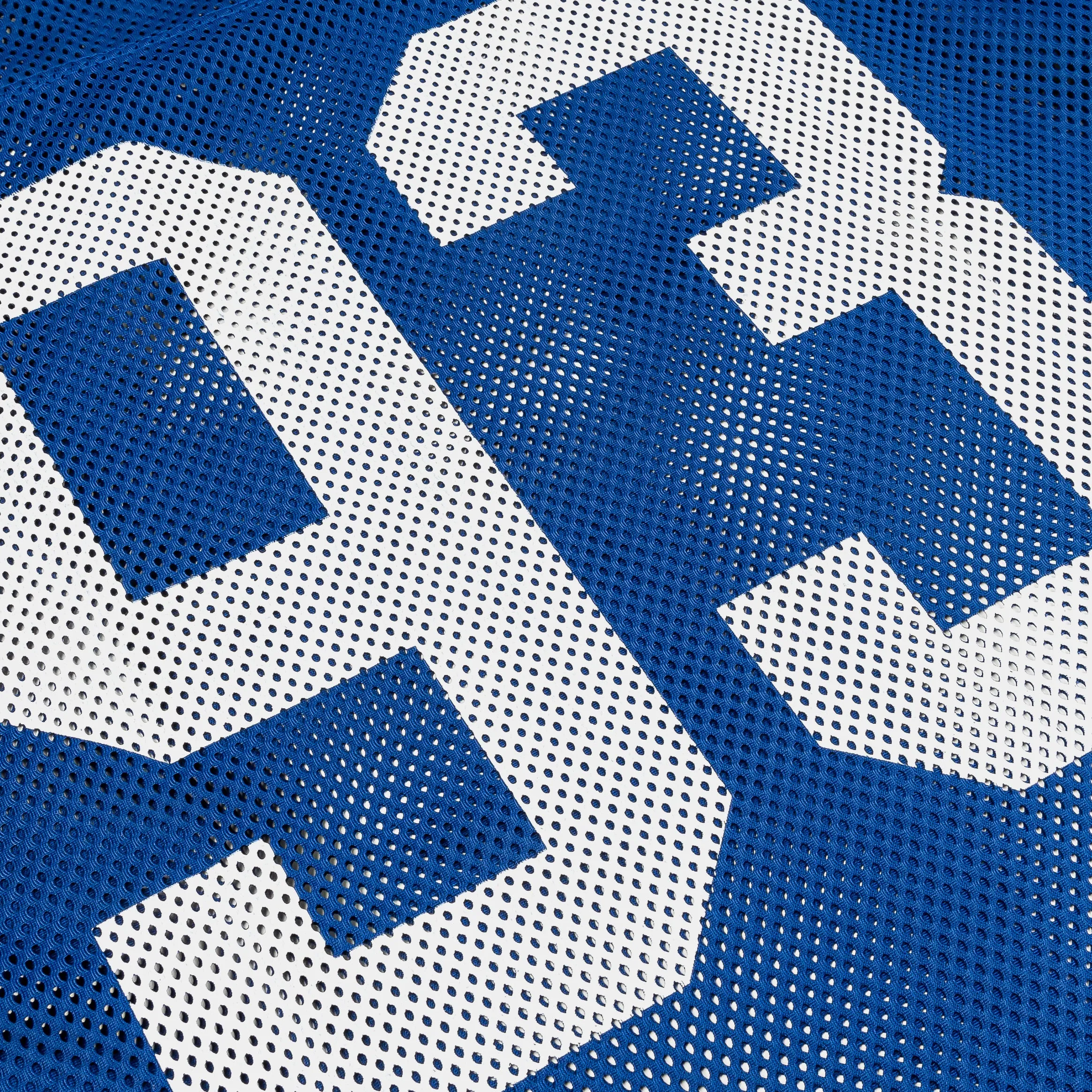 Dallas Mesh Mens Jersey (White/Blue) Endurance Fit