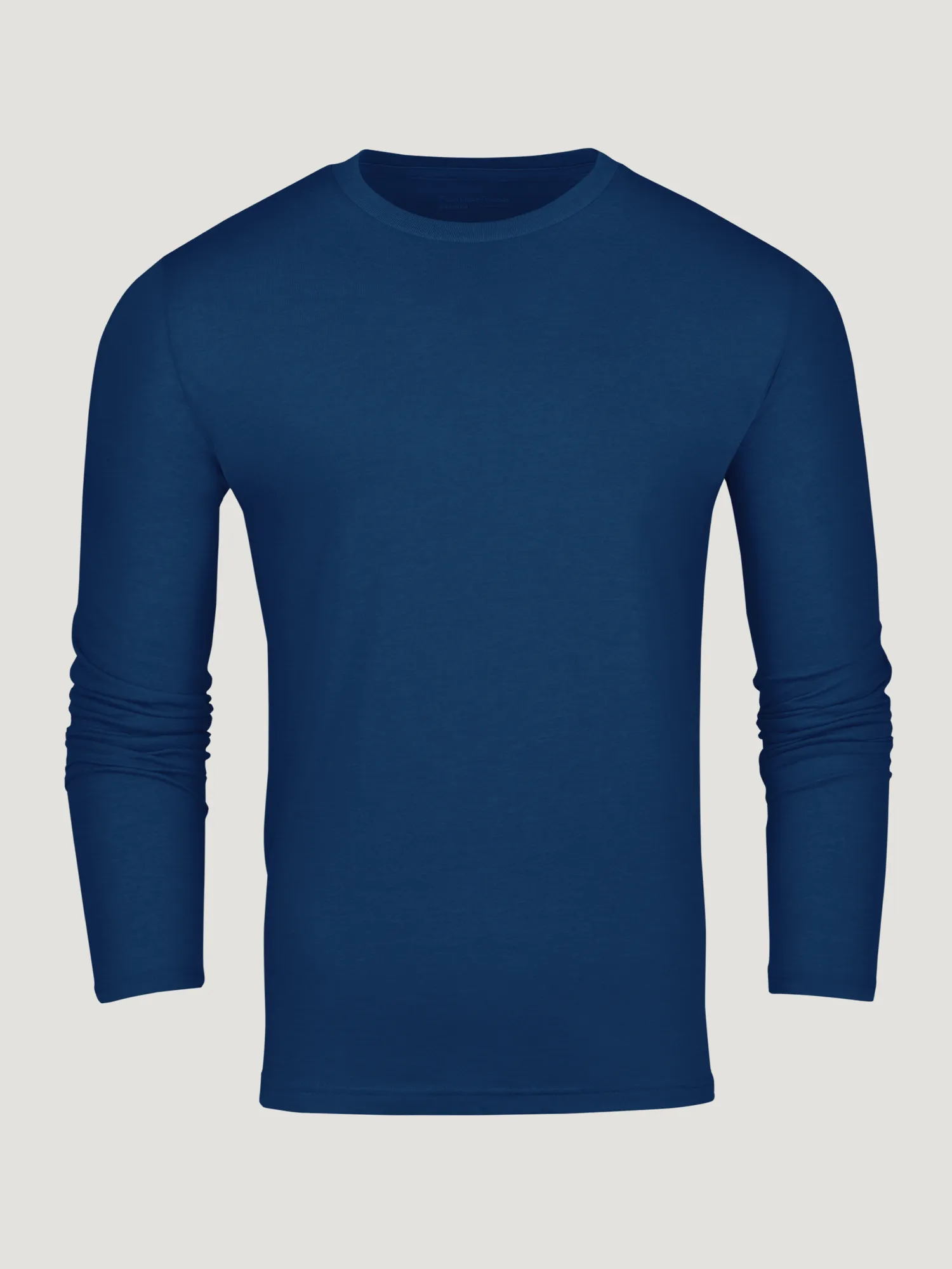 Fresh and Cool Dark Cobalt Long Sleeve Crew Neck