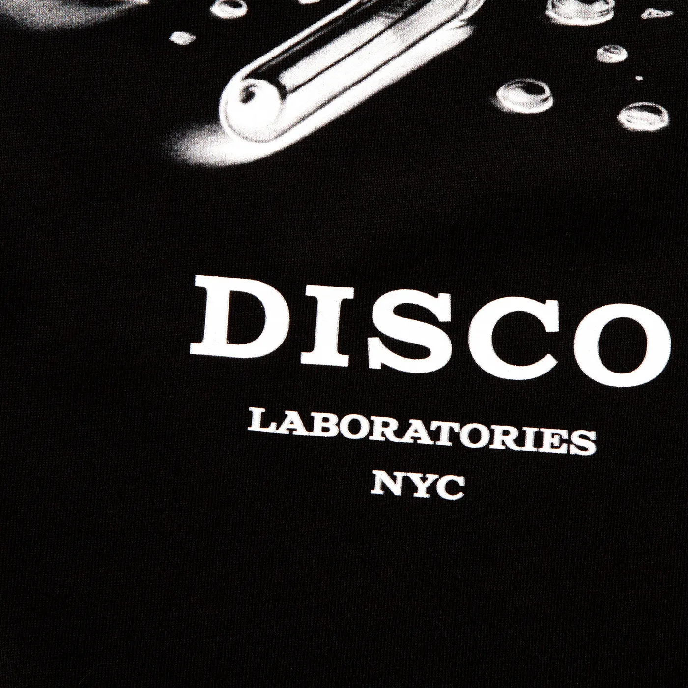 Disco Labs NYC Back Print - Pullover Hood - Black Gift worthy Eco-friendly