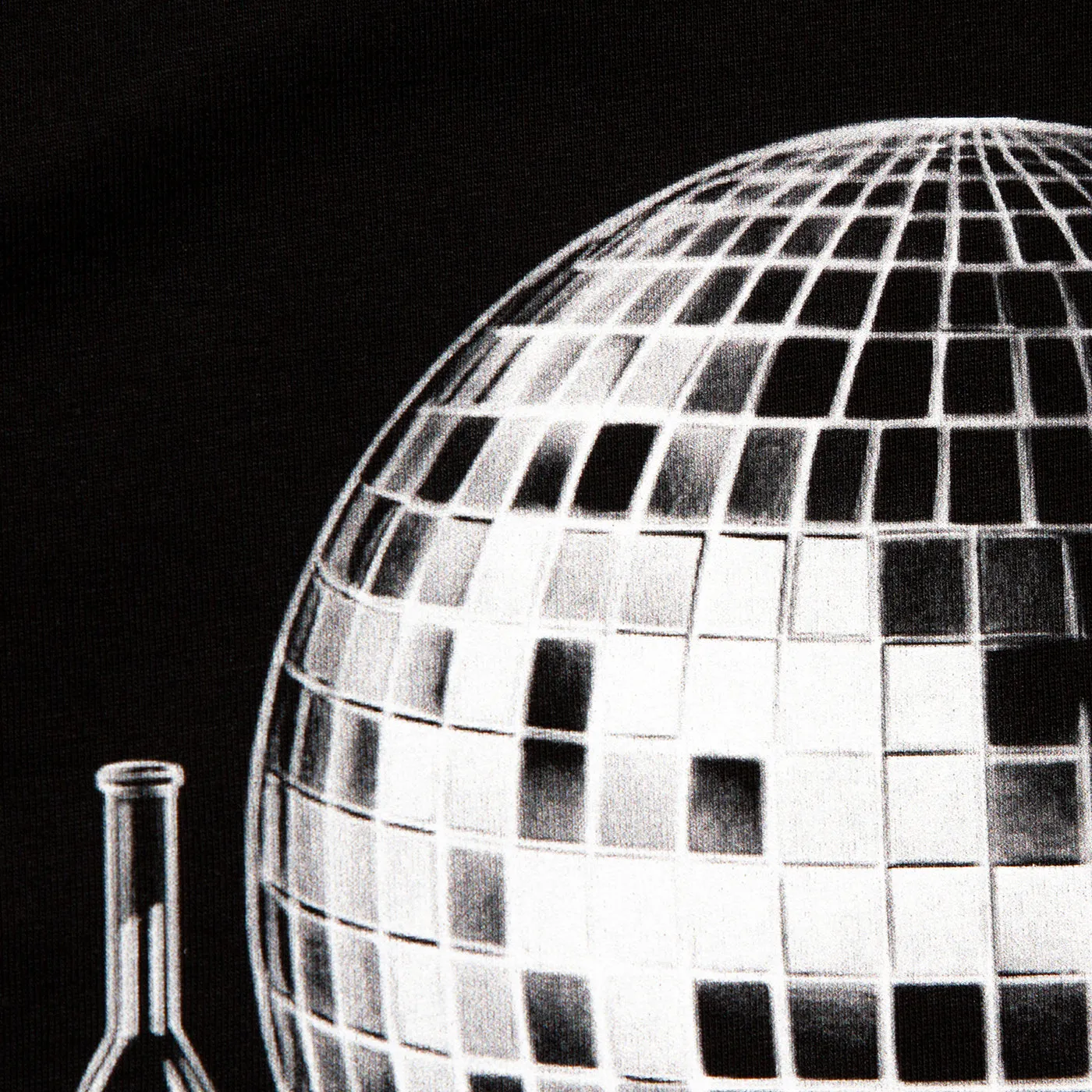 Disco Labs NYC Back Print - Pullover Hood - Black weekday wear Minimalist Wear