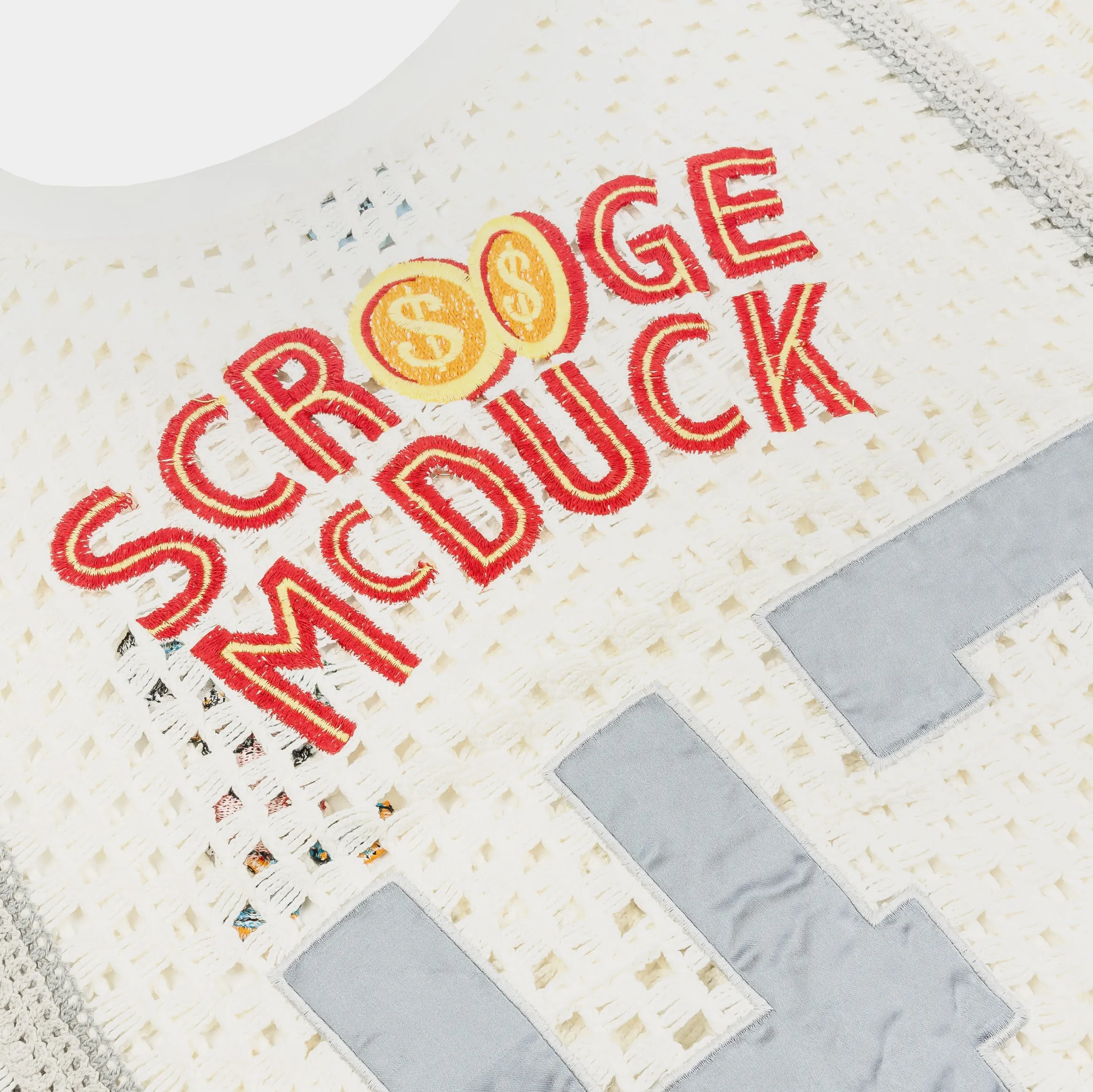 Yarn Dye Pattern Easy Movement Disney Ducktales By Shoe Palace 47 Crochet Mens Jersey (Beige/Blue)