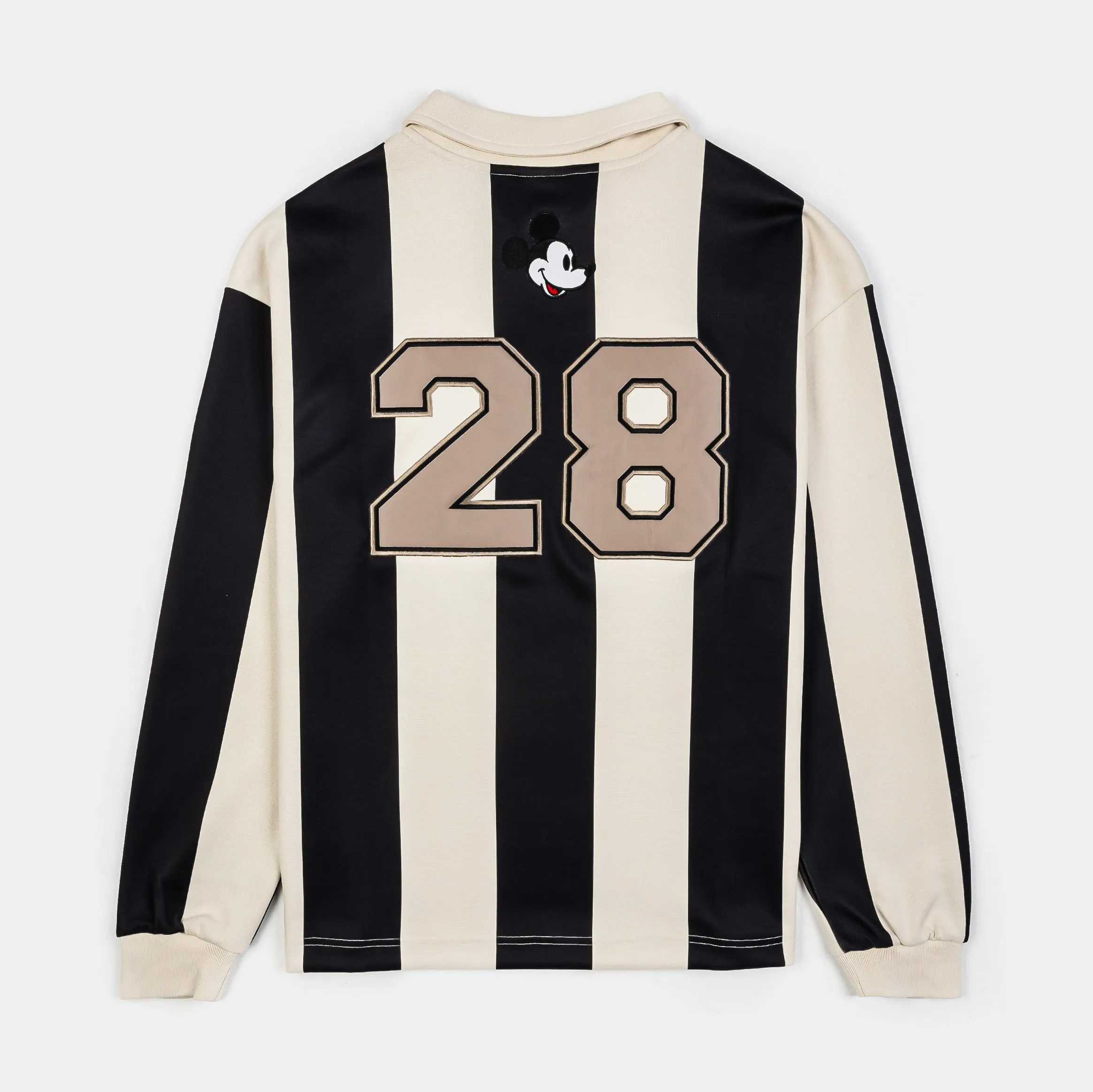 Action Wear Stretch Lines Disney Mickey and Friends By Shoe Palace 28 Soccer Mens Jersey (Black/Cream)