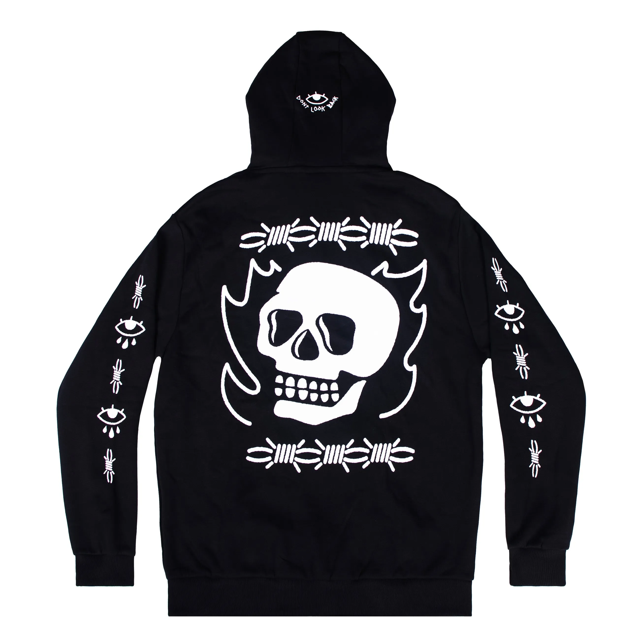 Casual Vibe Don't Look Back - Zip Hoodie