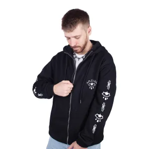 Don't Look Back - Zip Hoodie Fall Sporty Comfort