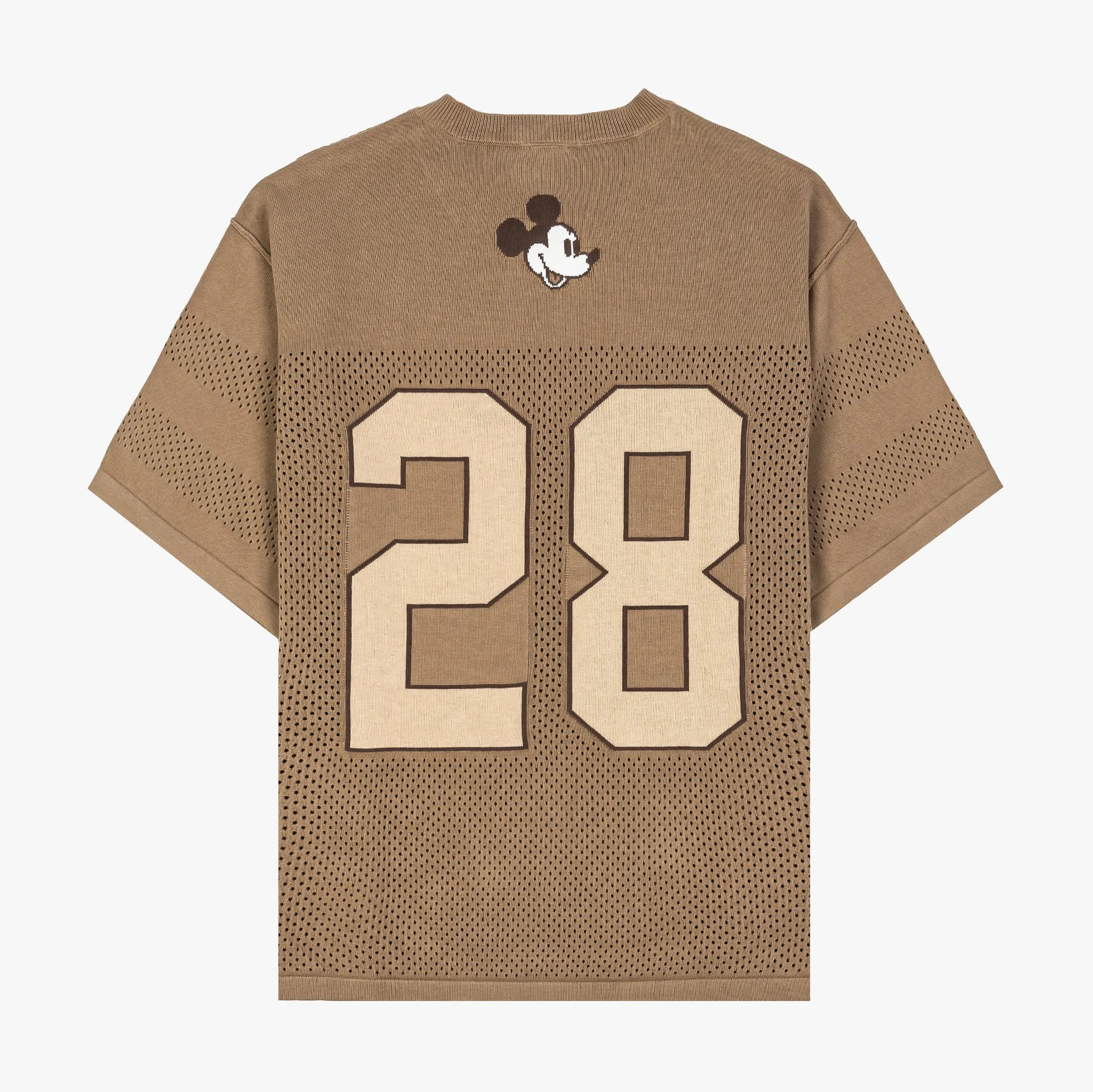 Disney Mickey and Friends By Shoe Palace Soccer Mens Jersey (Brown/Tan) Fluid motion